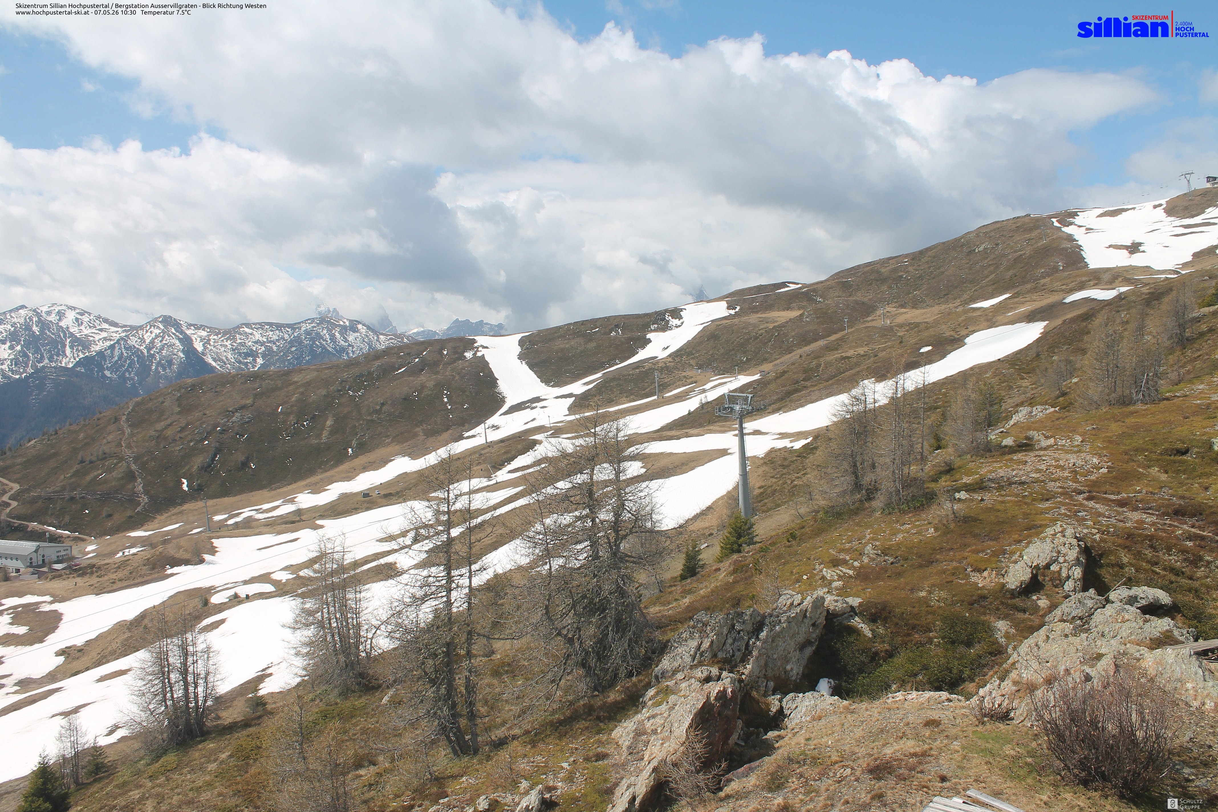Archiv Foto Webcam Ausservillgraten im Thurntaler-Gebiet
