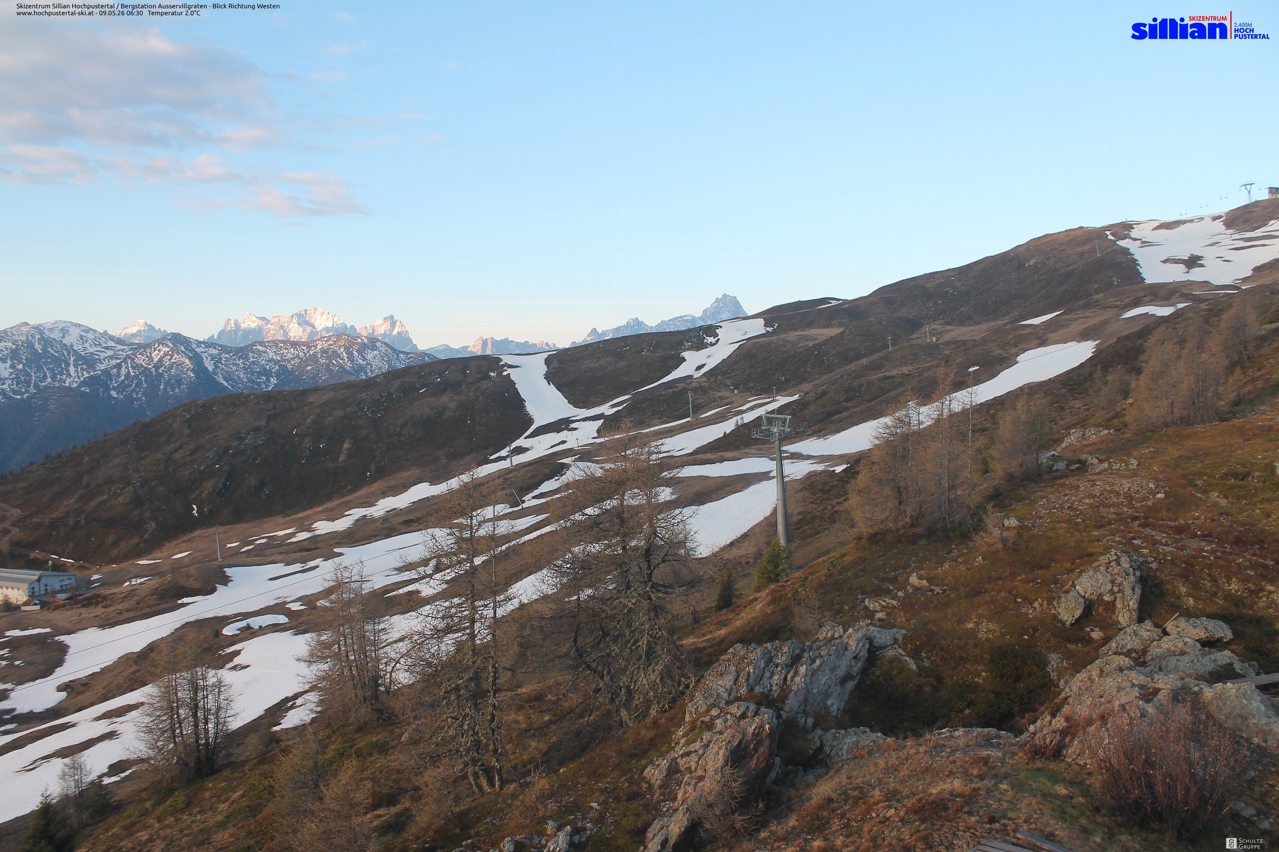 Archiv Foto Webcam Ausservillgraten im Thurntaler-Gebiet