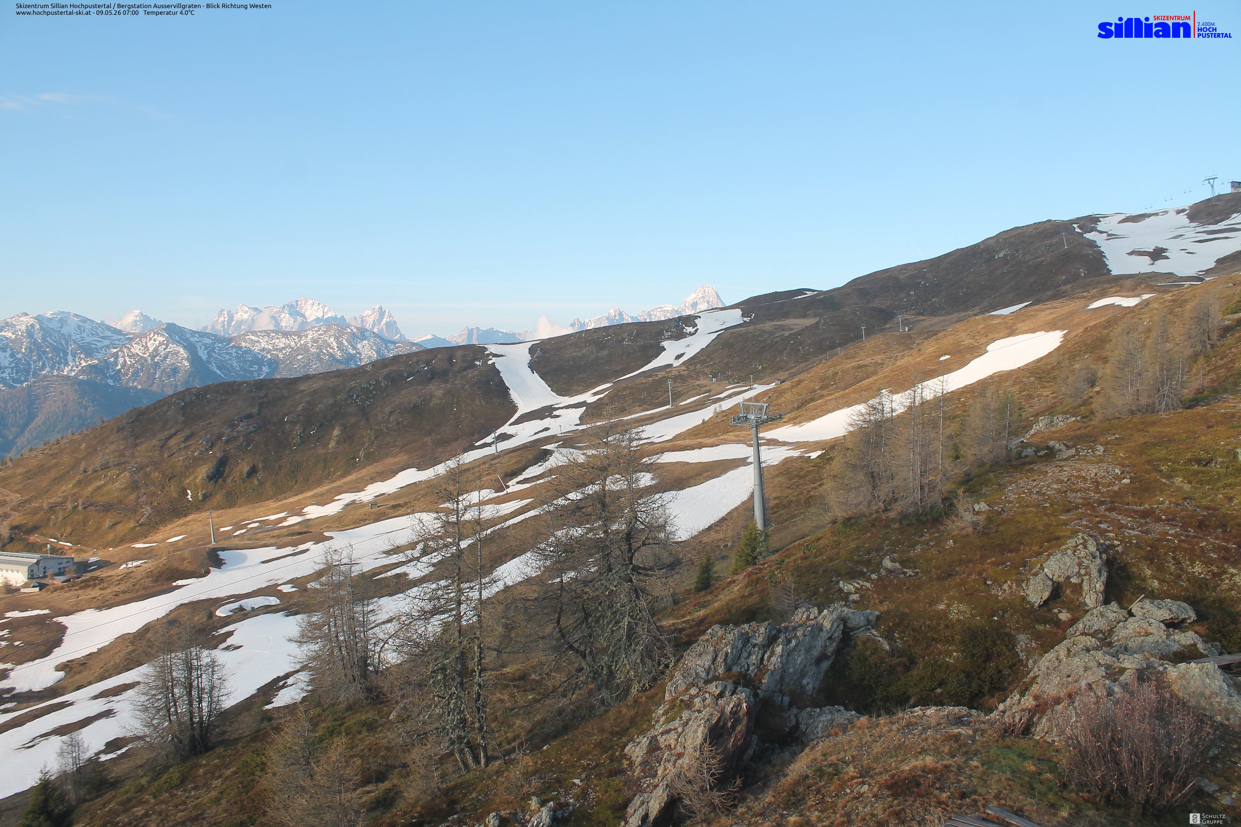 Archiv Foto Webcam Ausservillgraten im Thurntaler-Gebiet