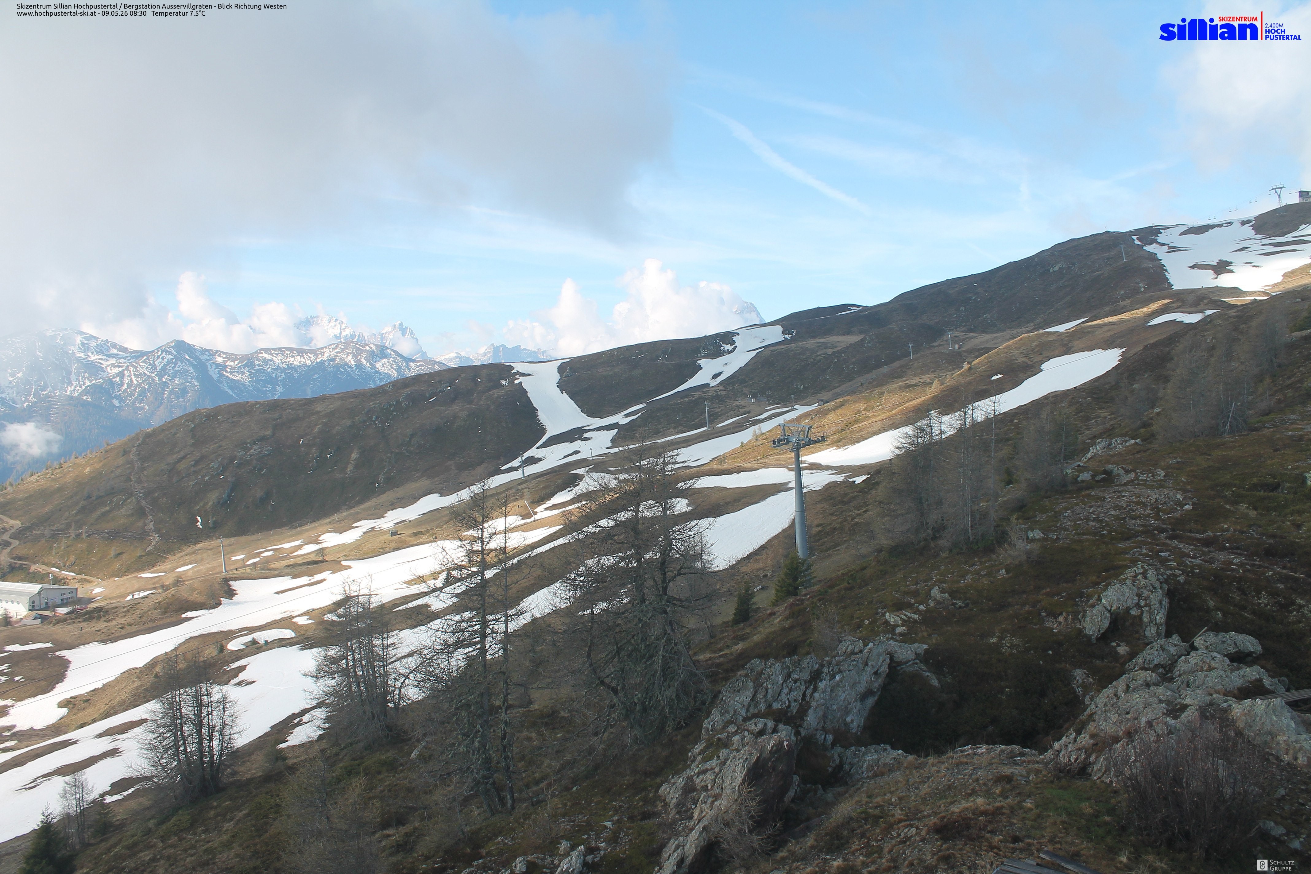 Archiv Foto Webcam Ausservillgraten im Thurntaler-Gebiet