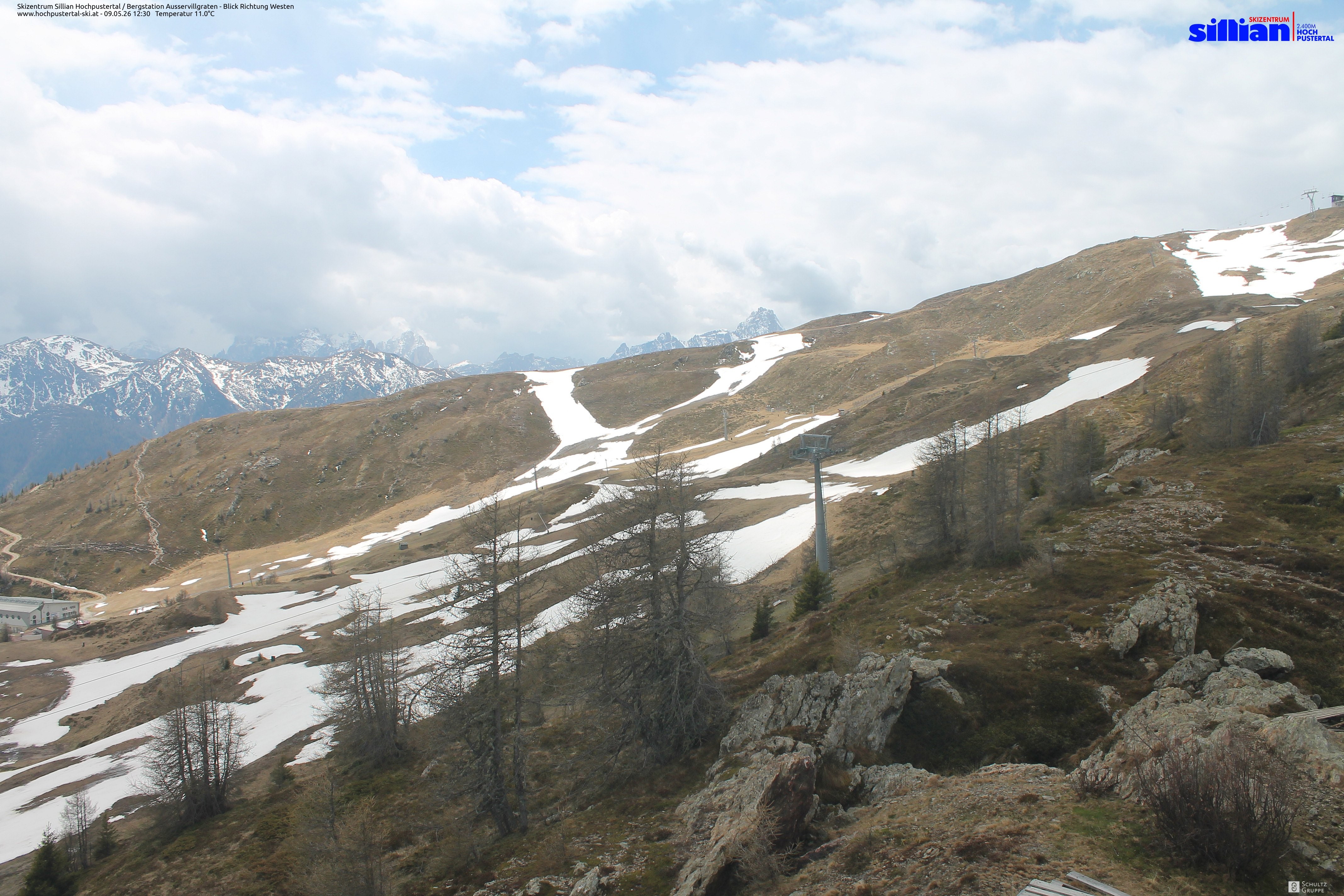 Archiv Foto Webcam Ausservillgraten im Thurntaler-Gebiet