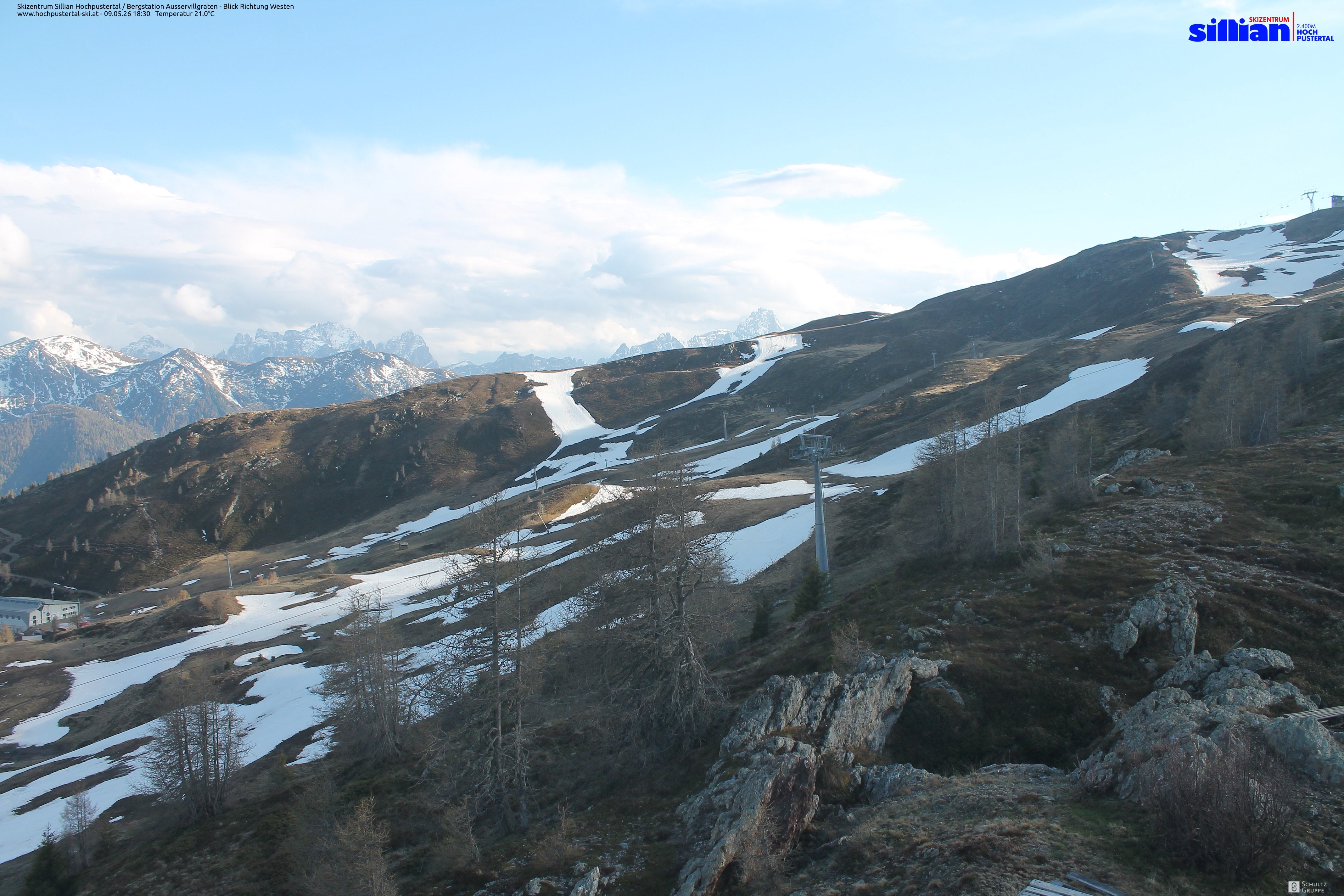 Archiv Foto Webcam Ausservillgraten im Thurntaler-Gebiet