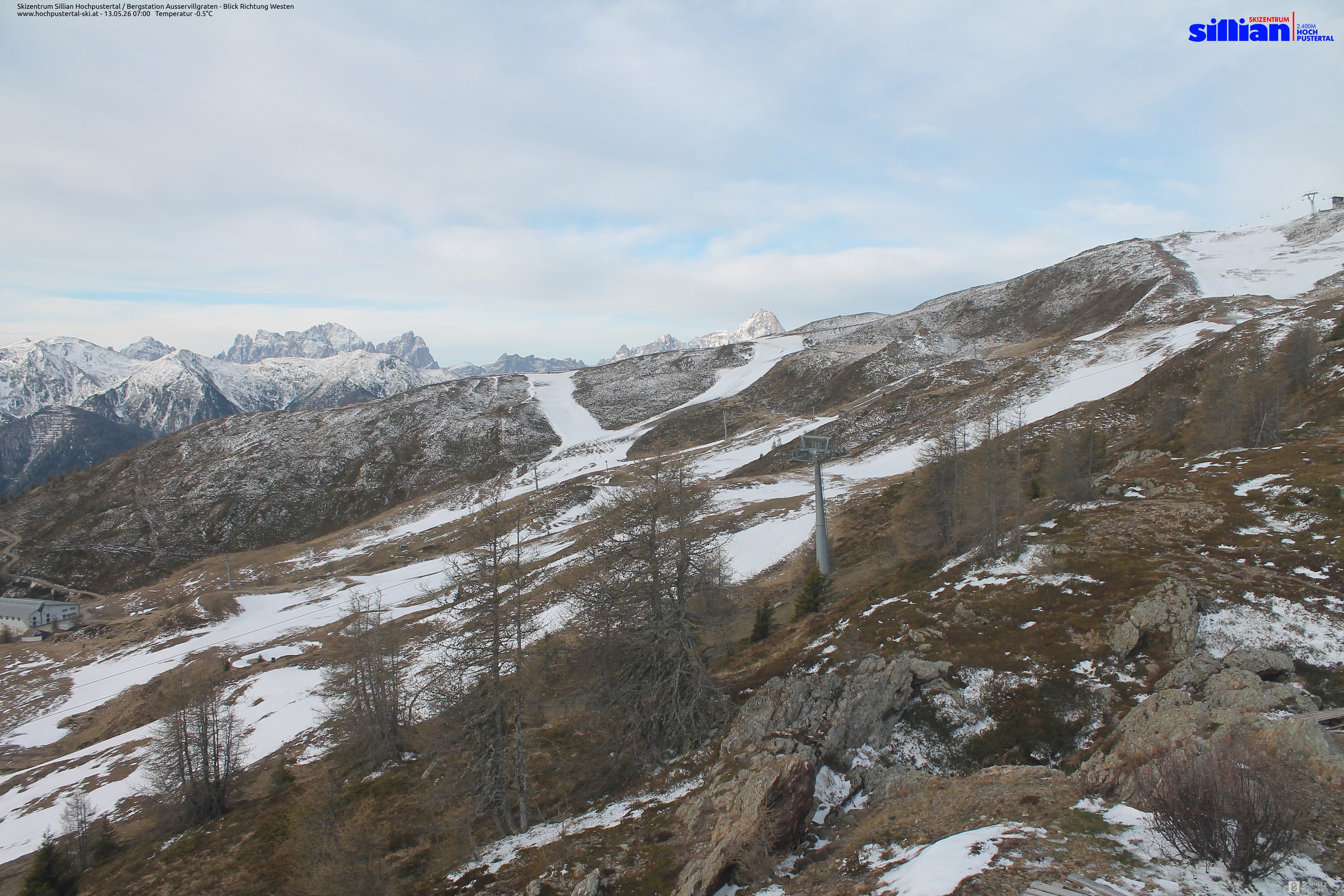 Archiv Foto Webcam Ausservillgraten im Thurntaler-Gebiet