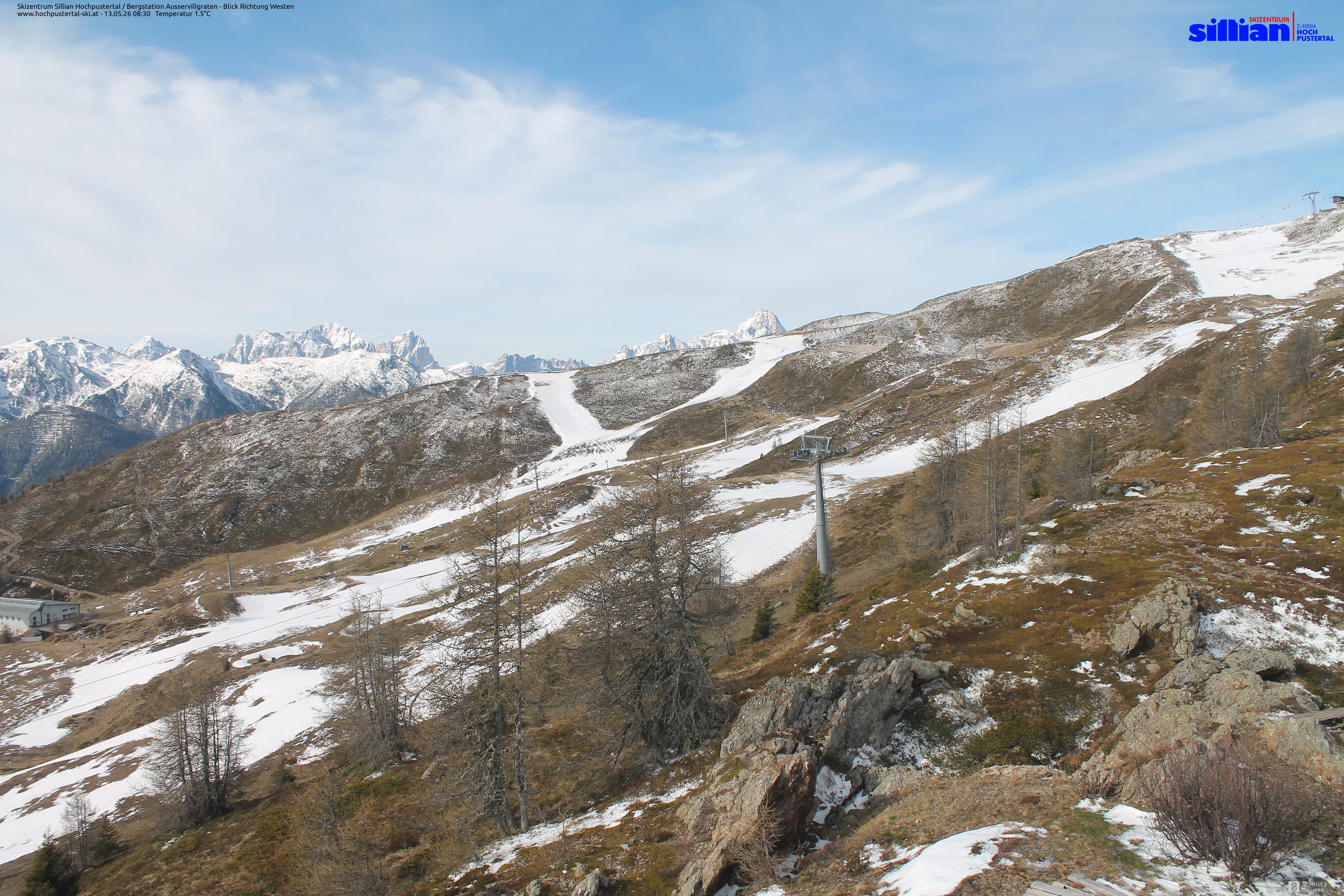Archiv Foto Webcam Ausservillgraten im Thurntaler-Gebiet