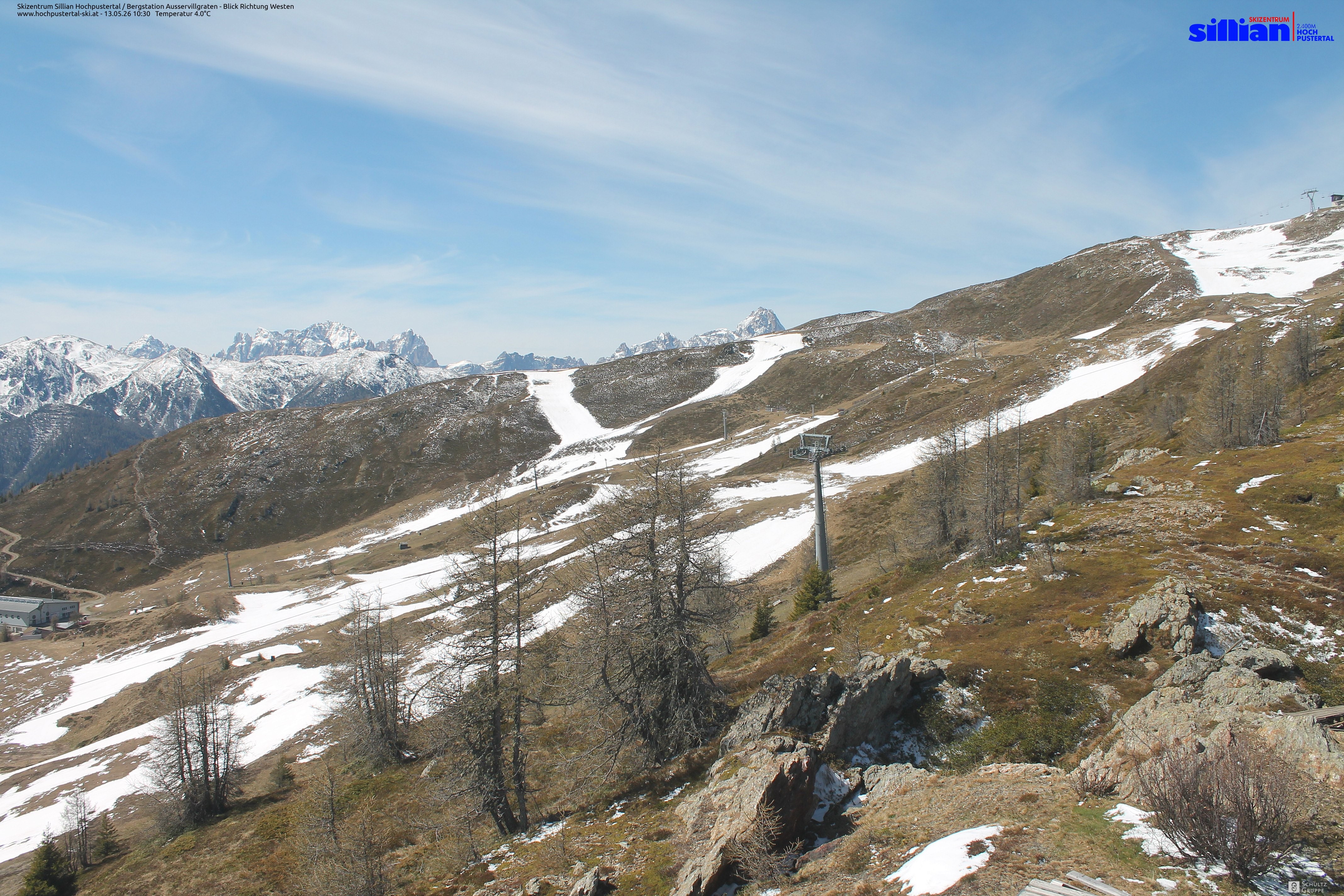 Archiv Foto Webcam Ausservillgraten im Thurntaler-Gebiet