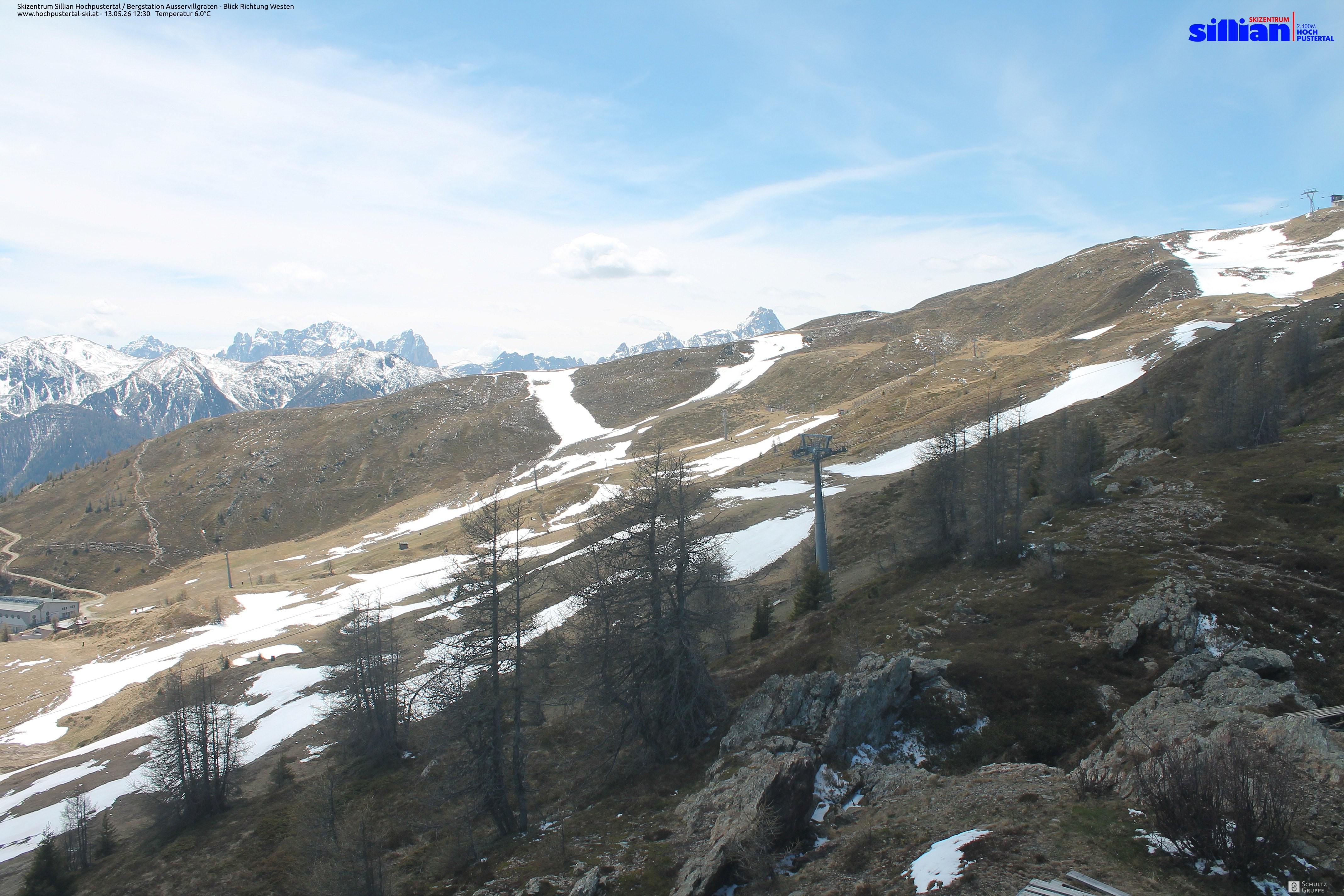 Archiv Foto Webcam Ausservillgraten im Thurntaler-Gebiet