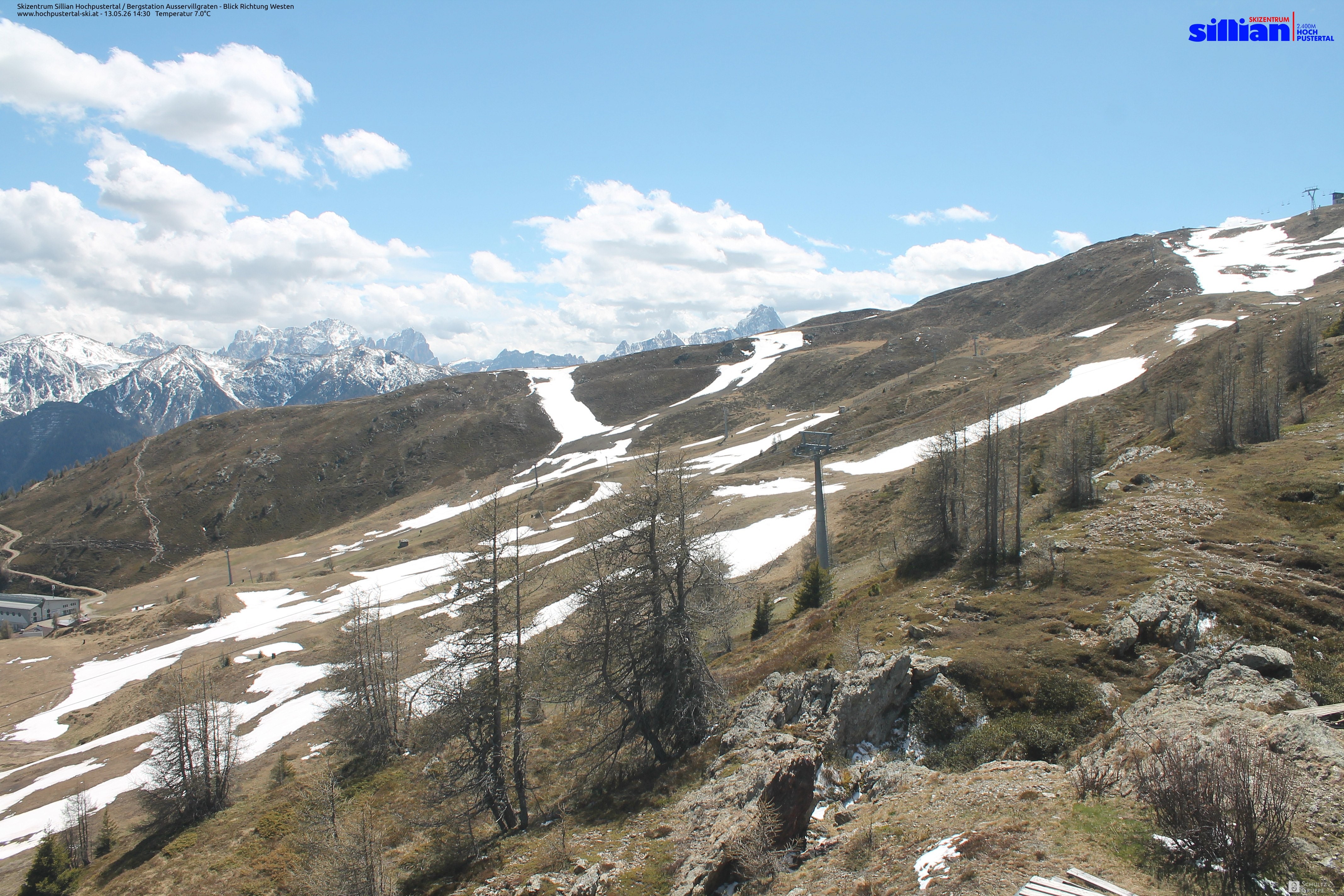 Archiv Foto Webcam Ausservillgraten im Thurntaler-Gebiet