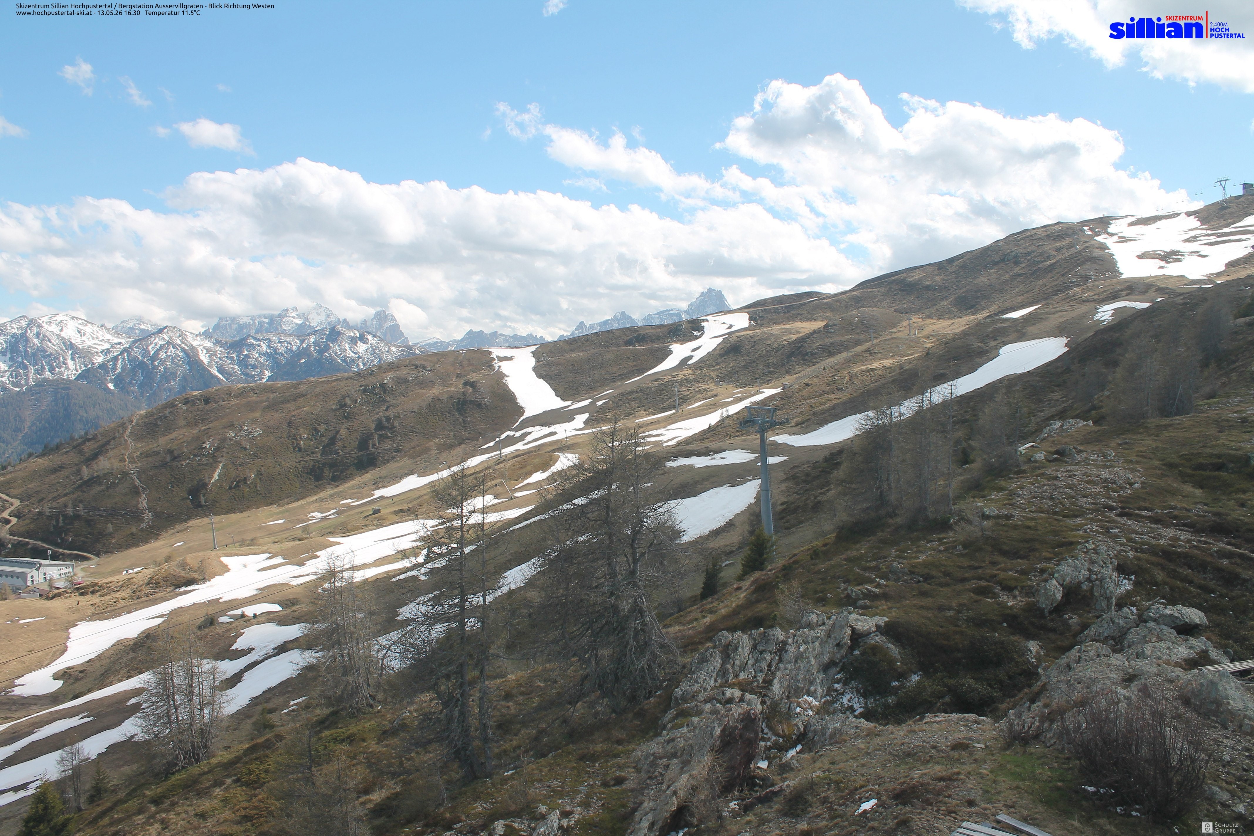 Archiv Foto Webcam Ausservillgraten im Thurntaler-Gebiet