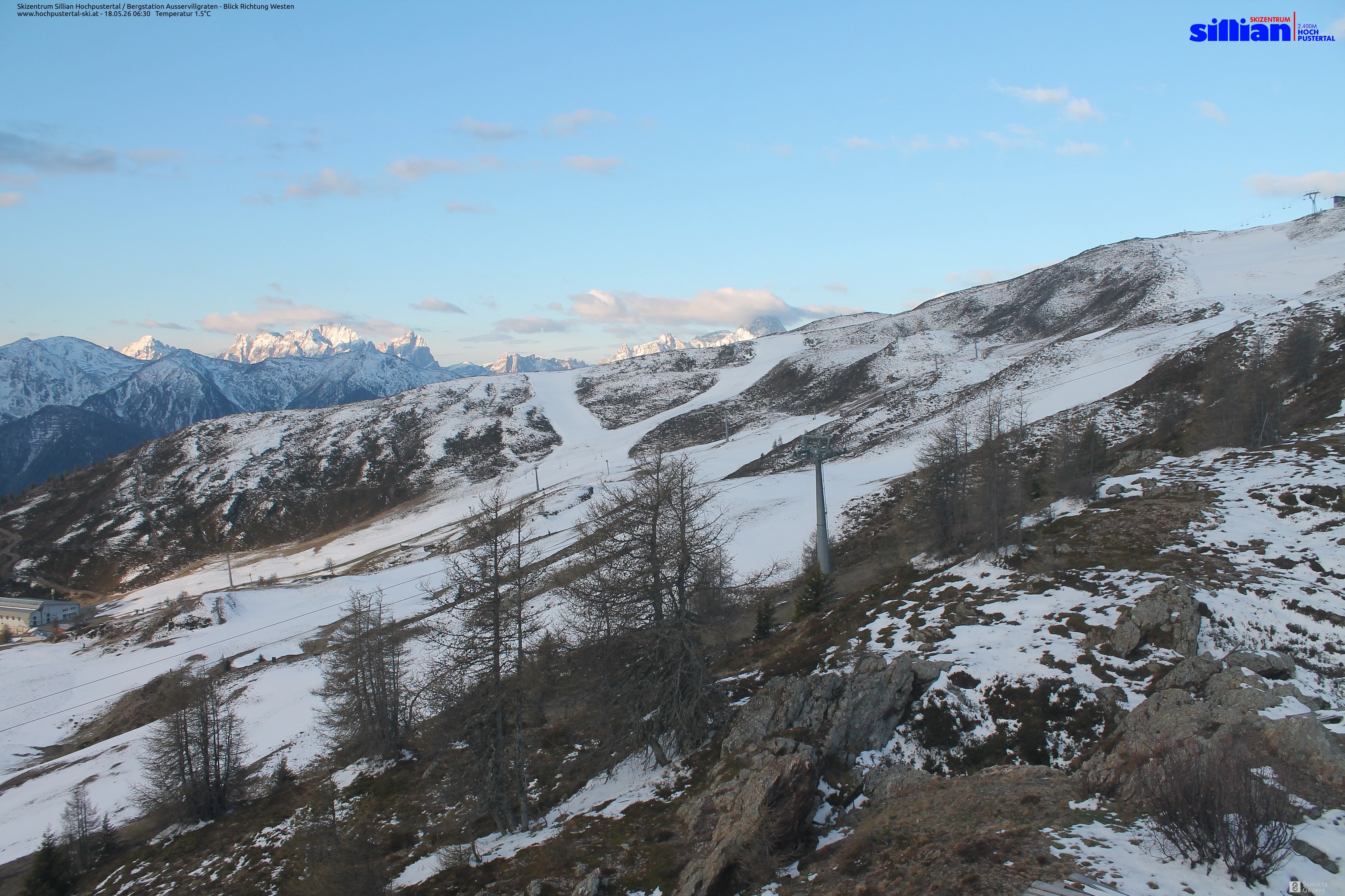Archiv Foto Webcam Ausservillgraten im Thurntaler-Gebiet