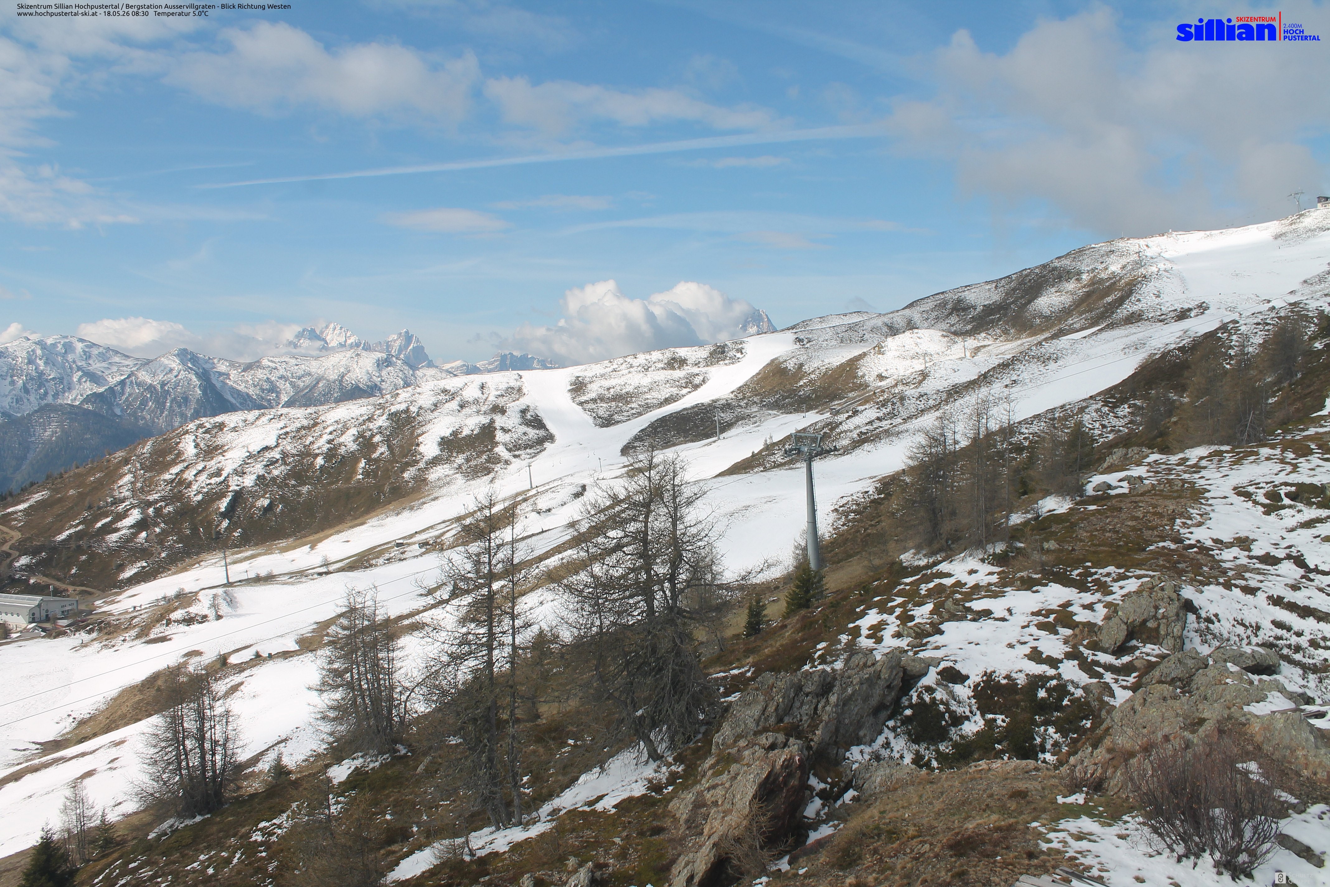 Archiv Foto Webcam Ausservillgraten im Thurntaler-Gebiet