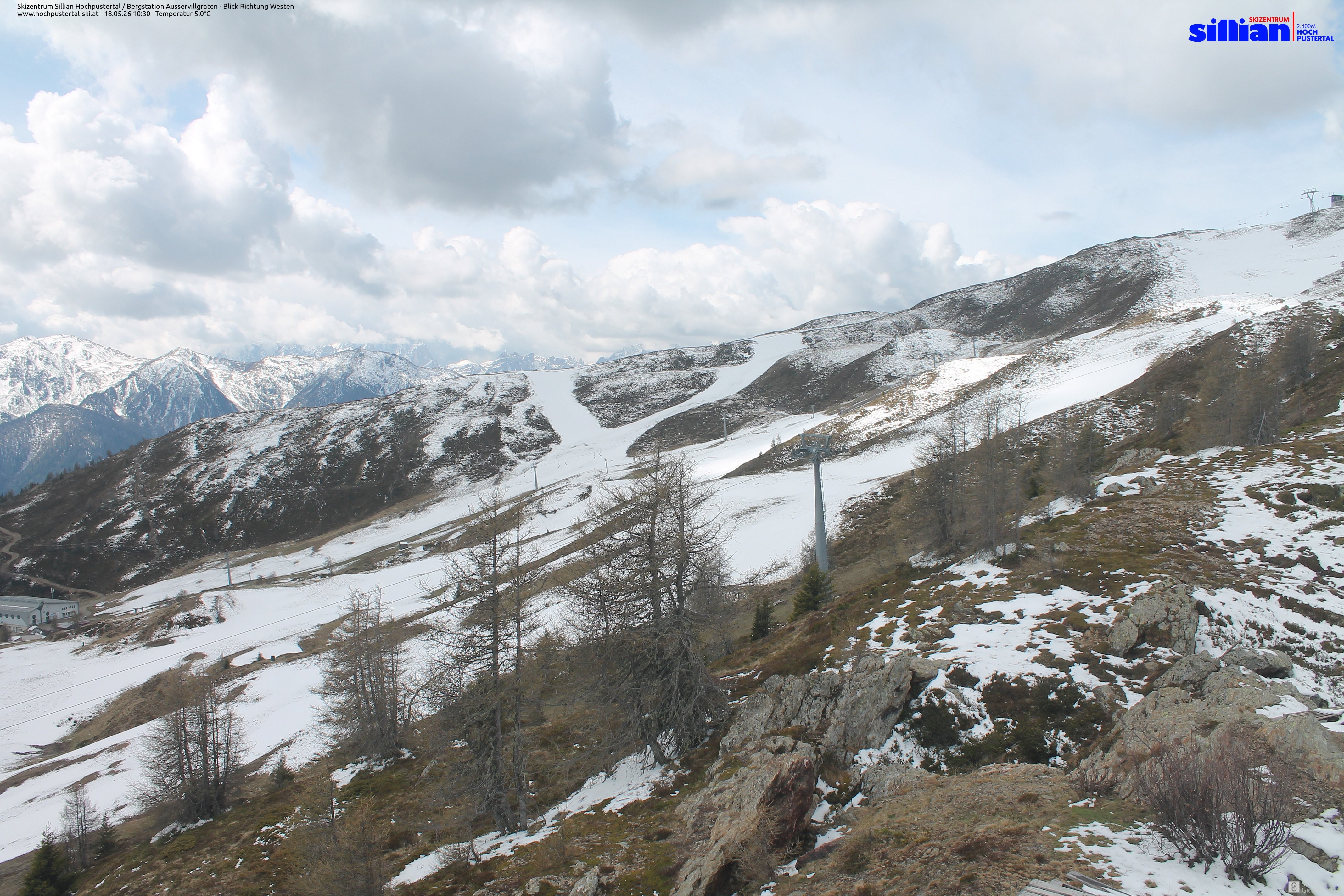 Archiv Foto Webcam Ausservillgraten im Thurntaler-Gebiet