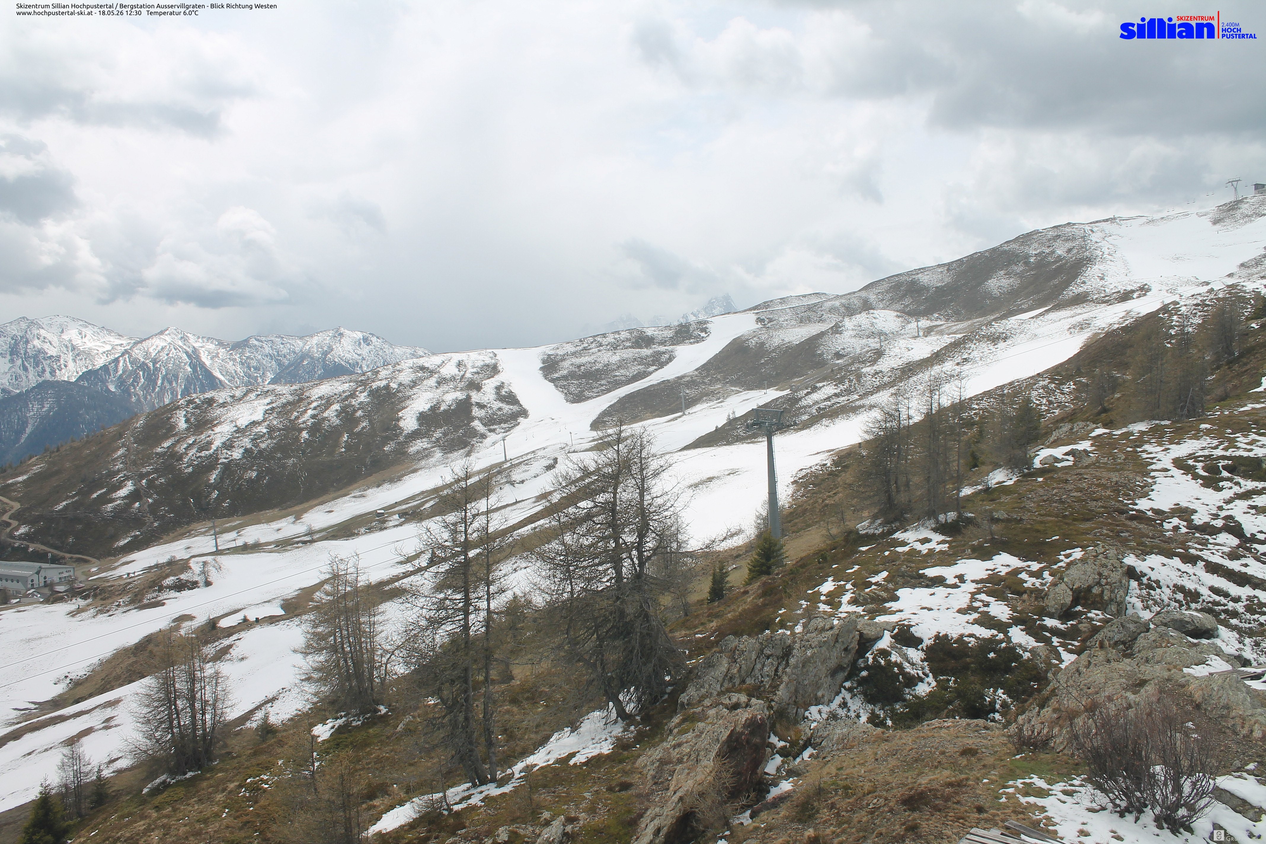 Archiv Foto Webcam Ausservillgraten im Thurntaler-Gebiet