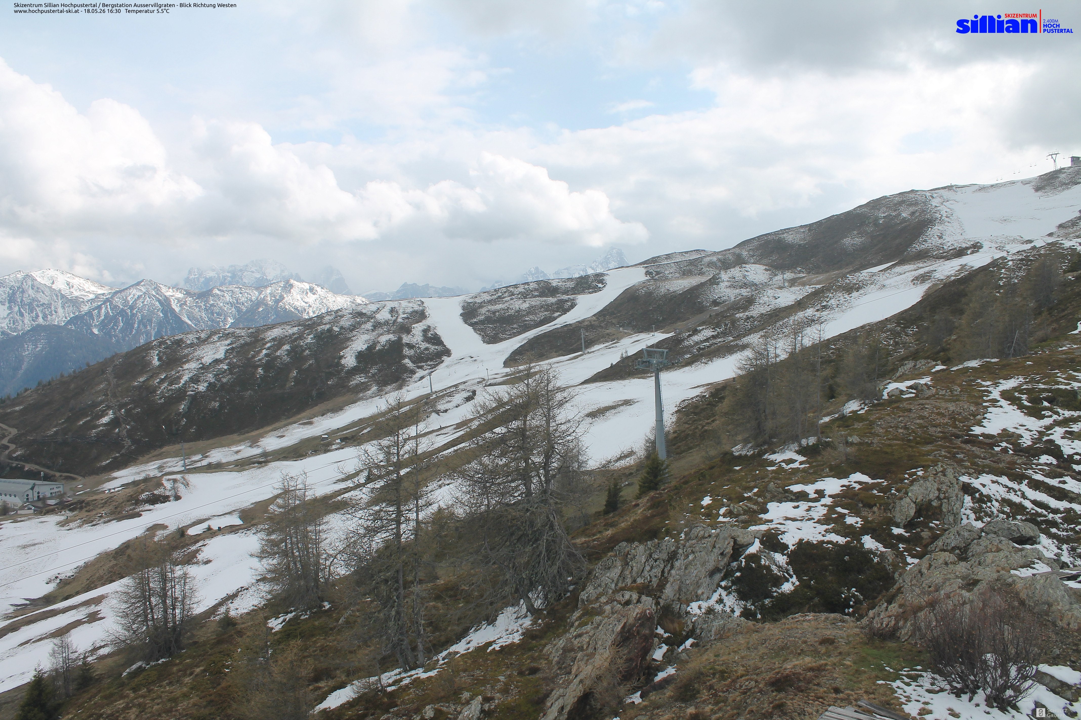 Archiv Foto Webcam Ausservillgraten im Thurntaler-Gebiet