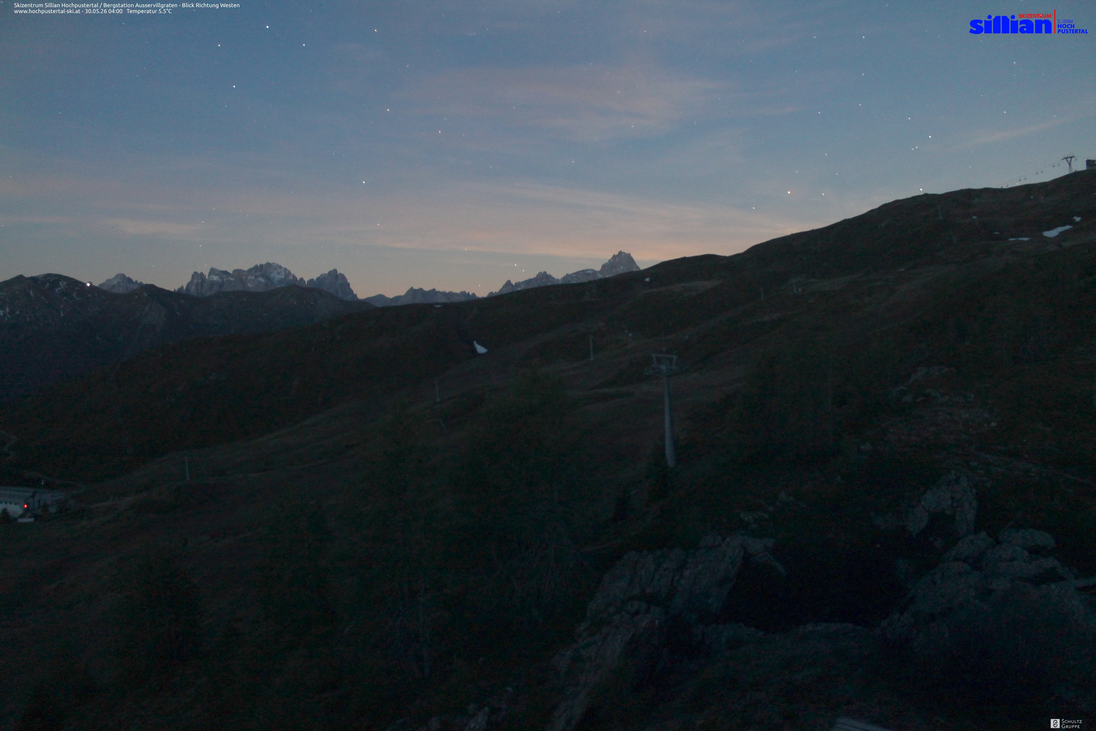 Archiv Foto Webcam Ausservillgraten im Thurntaler-Gebiet