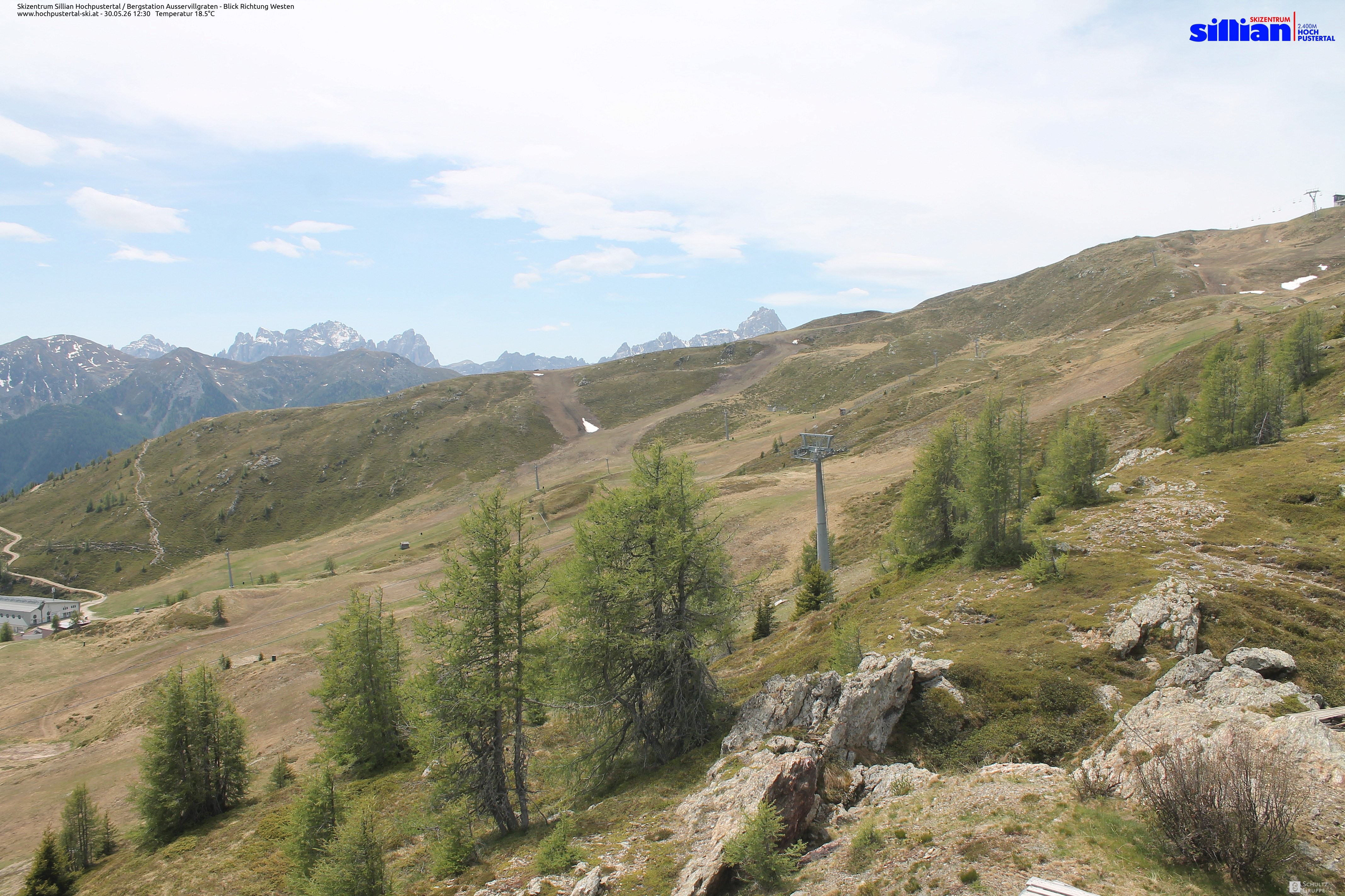 Archiv Foto Webcam Ausservillgraten im Thurntaler-Gebiet