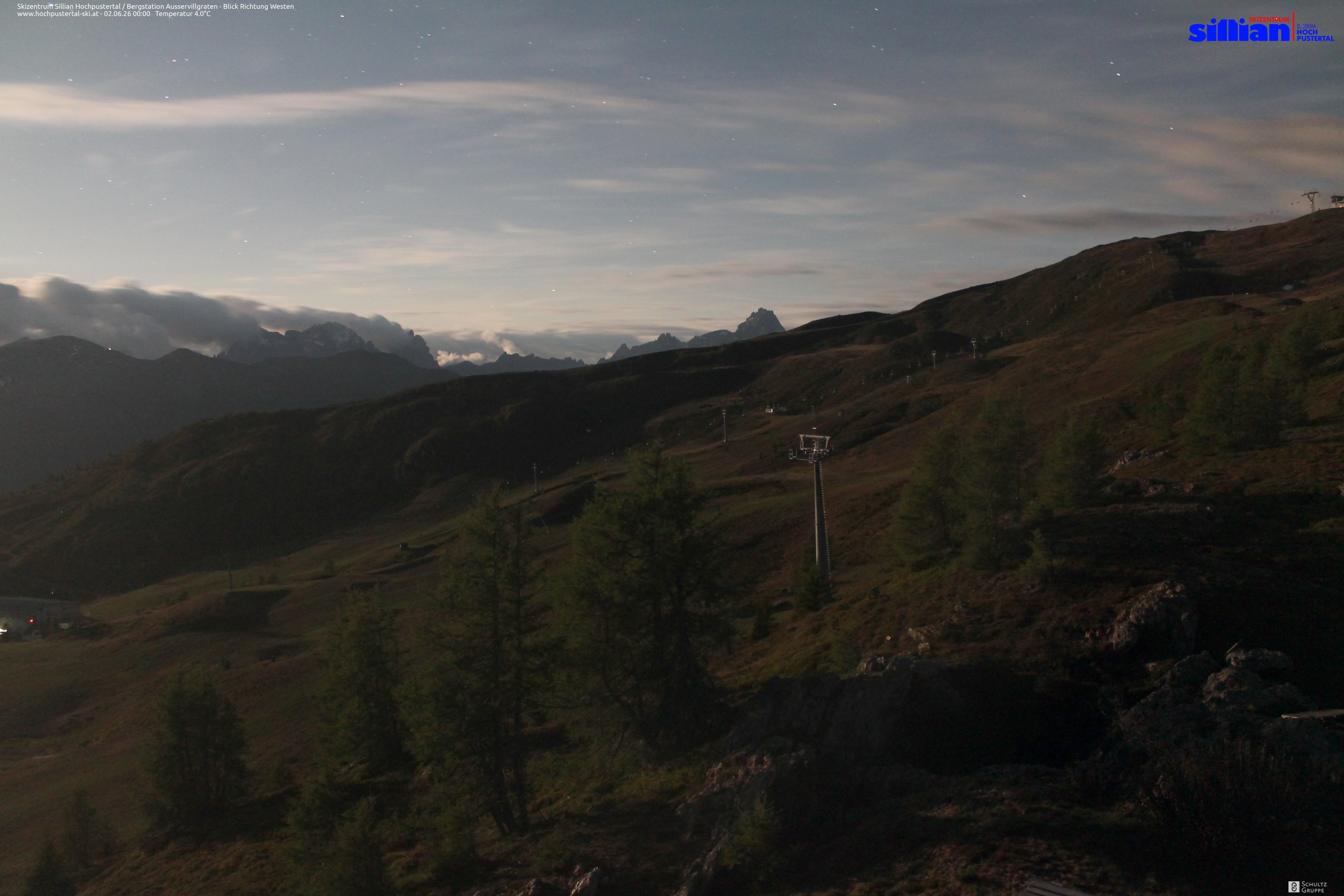 Archiv Foto Webcam Ausservillgraten im Thurntaler-Gebiet