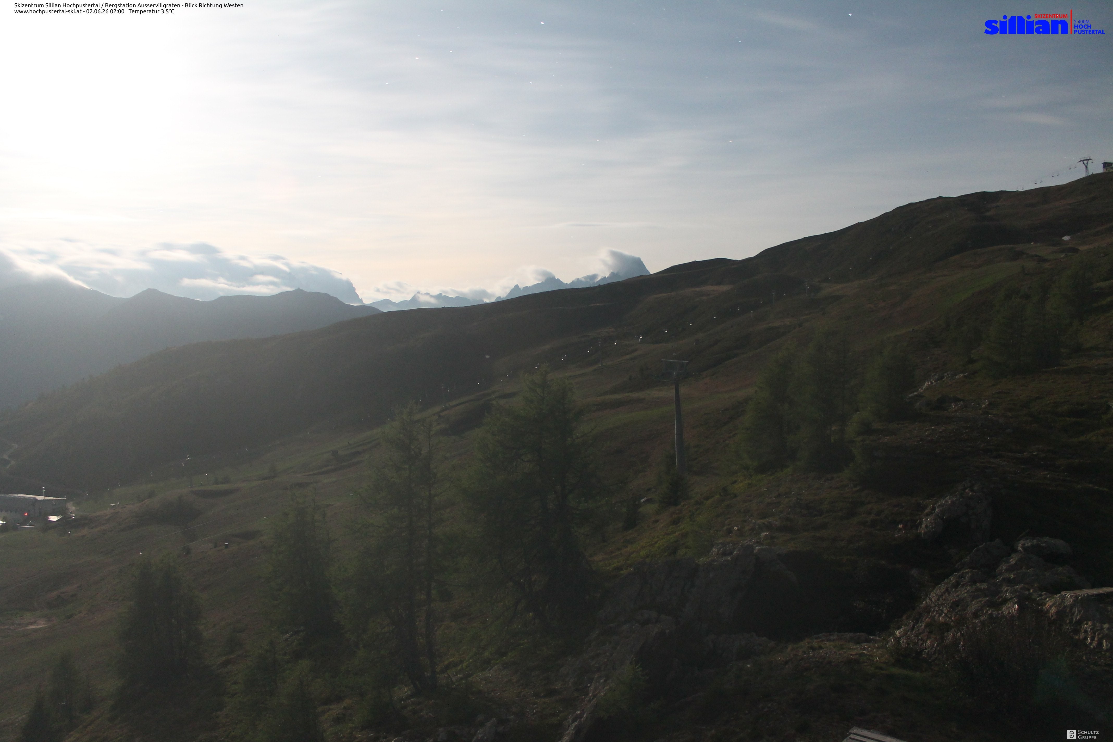 Archiv Foto Webcam Ausservillgraten im Thurntaler-Gebiet
