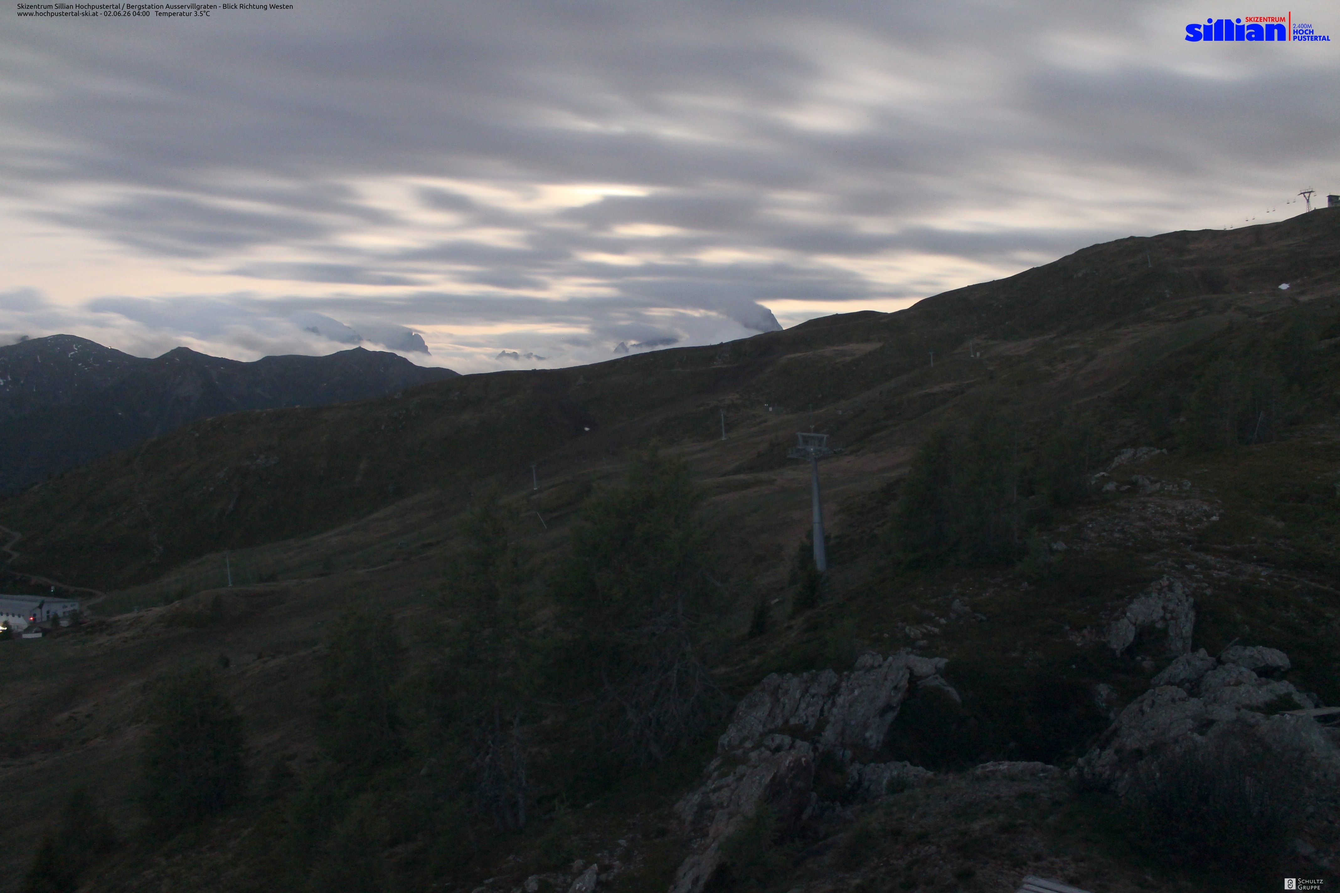 Archiv Foto Webcam Ausservillgraten im Thurntaler-Gebiet