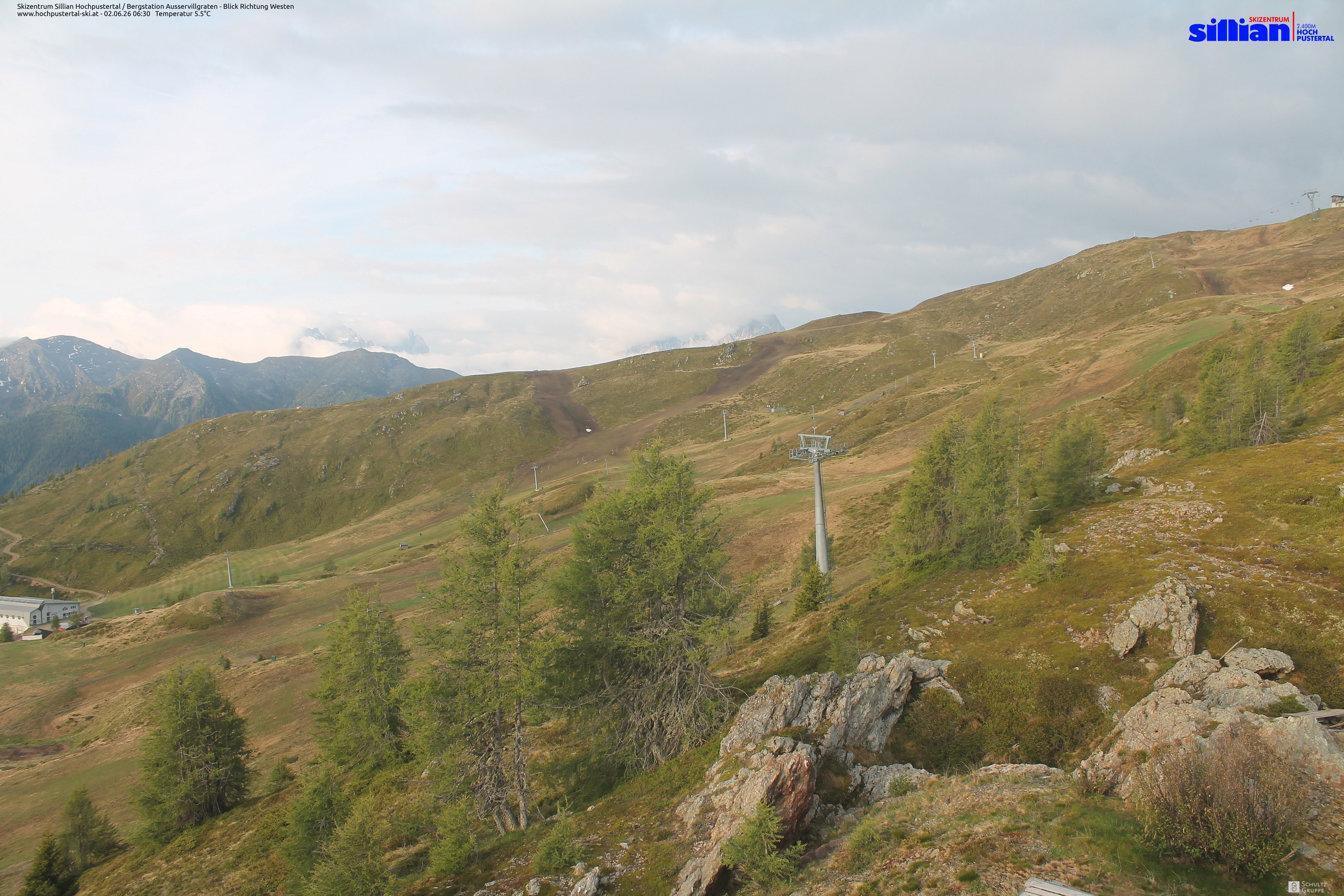Archiv Foto Webcam Ausservillgraten im Thurntaler-Gebiet