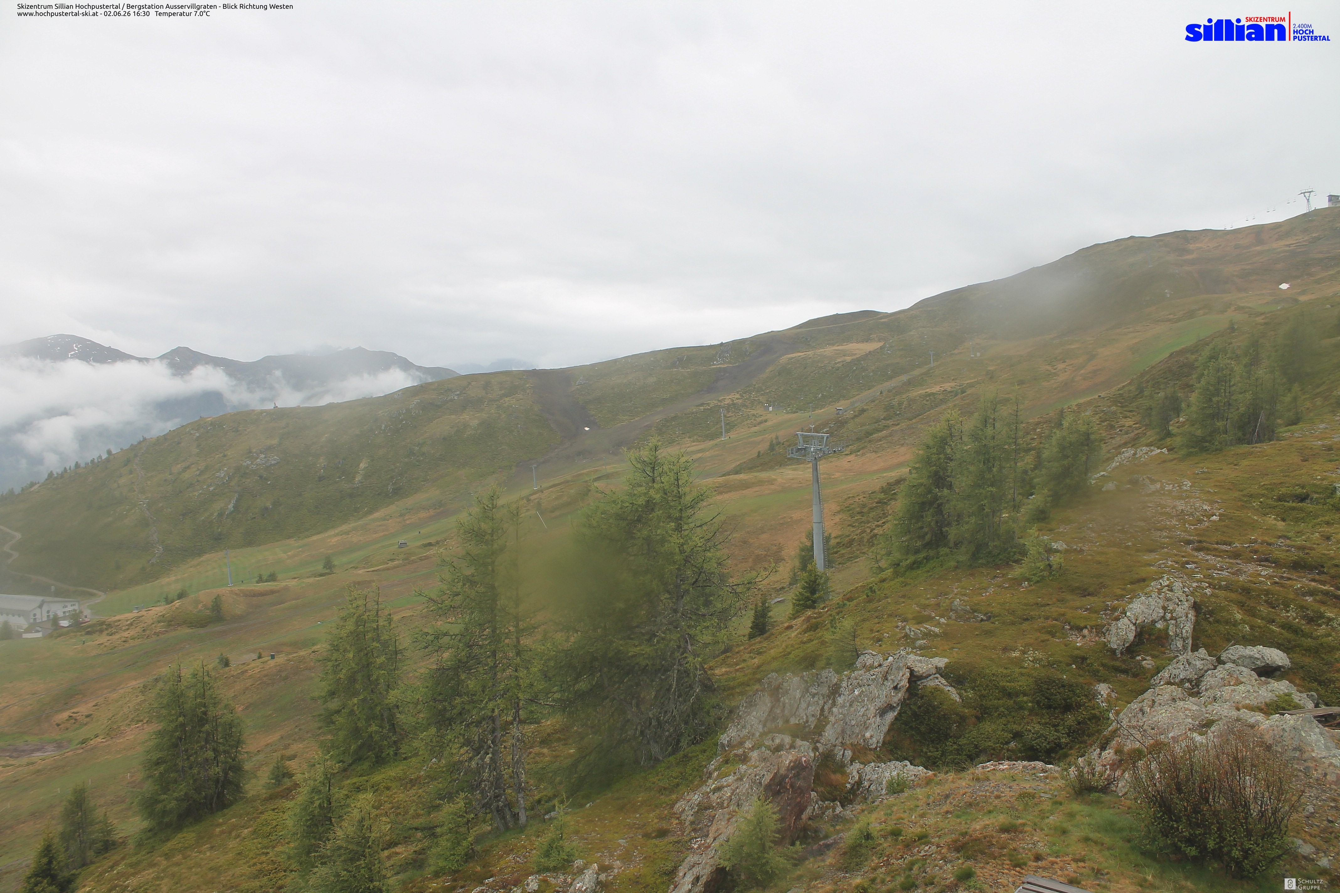 Archiv Foto Webcam Ausservillgraten im Thurntaler-Gebiet
