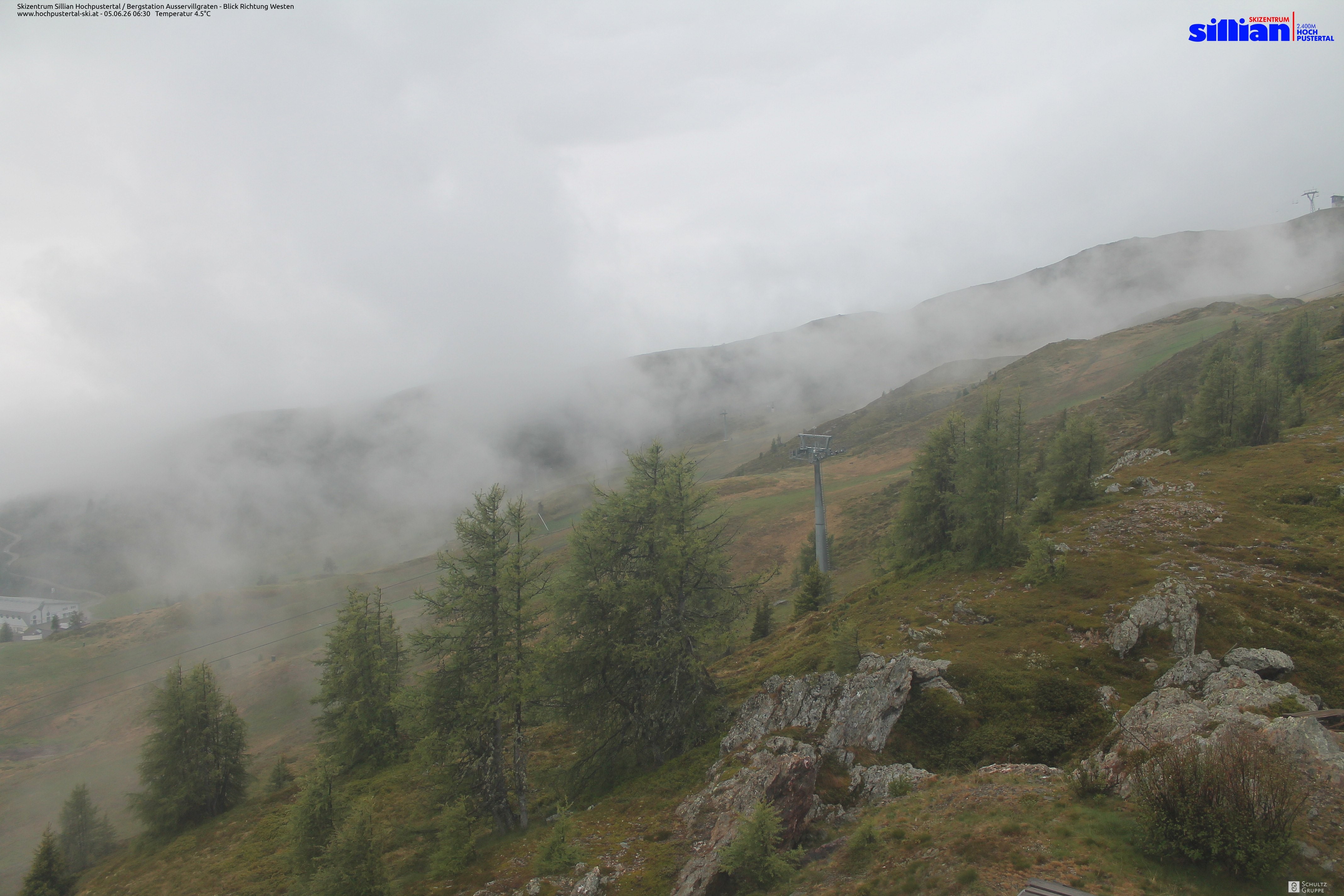 Archiv Foto Webcam Ausservillgraten im Thurntaler-Gebiet