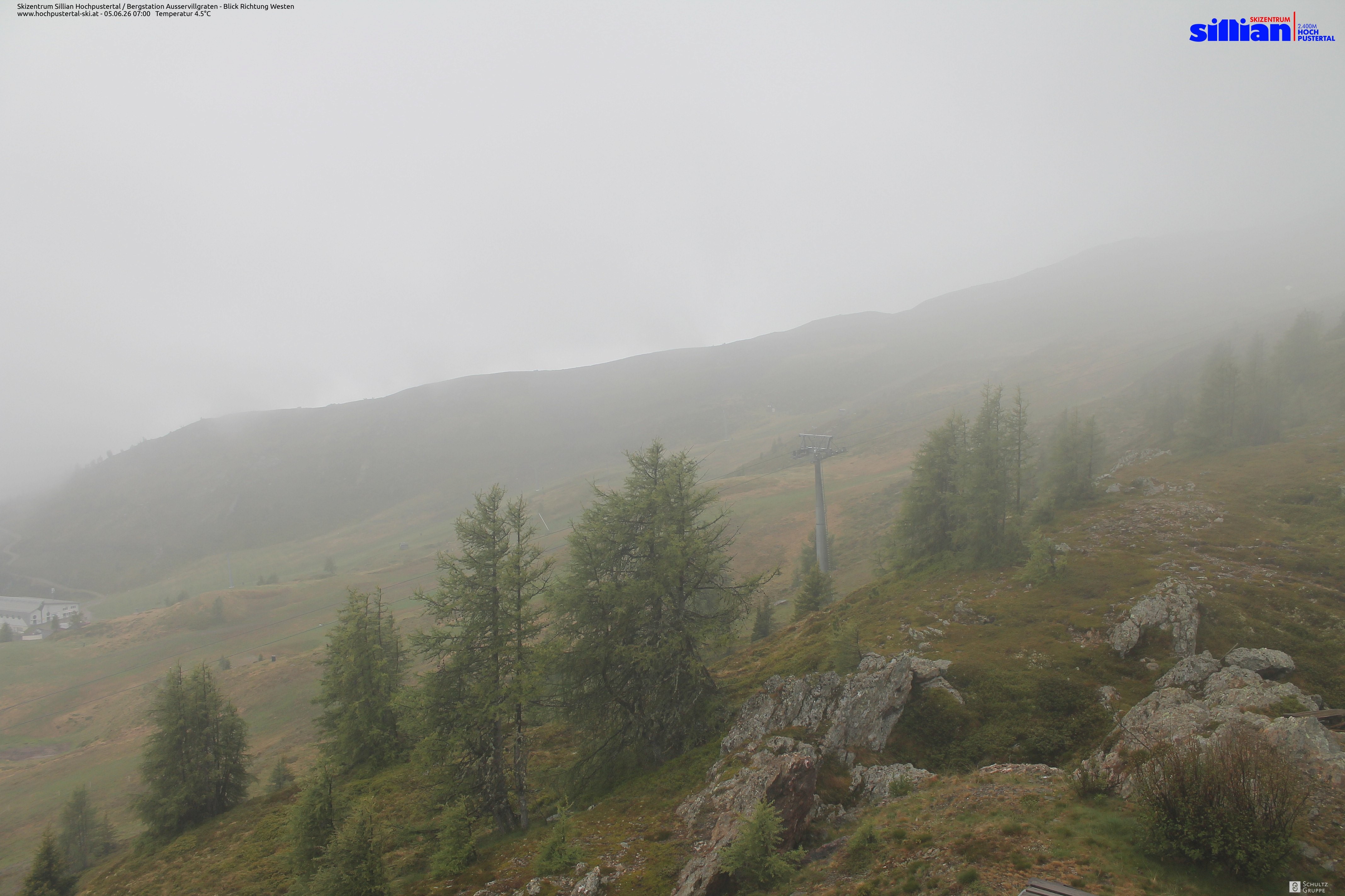 Archiv Foto Webcam Ausservillgraten im Thurntaler-Gebiet