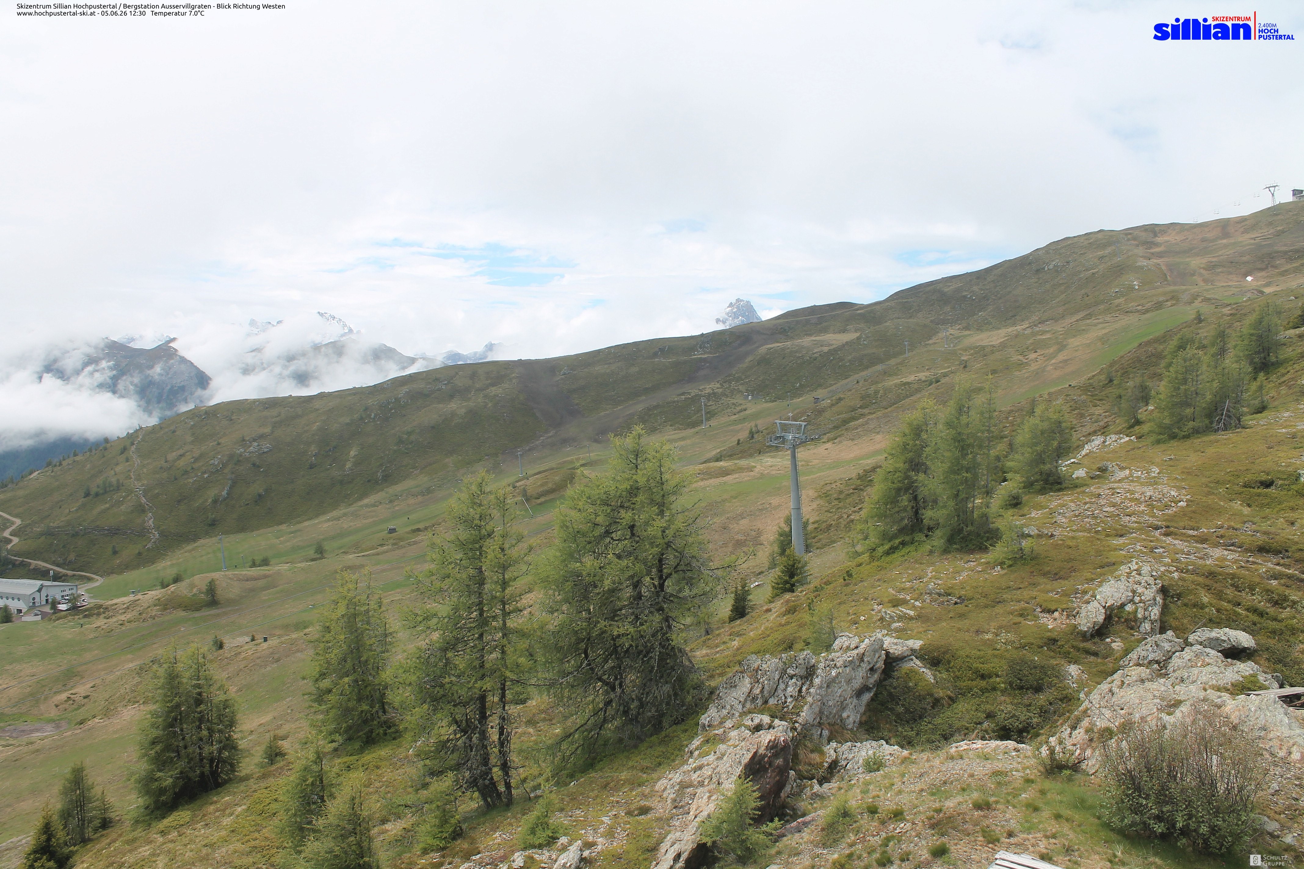 Archiv Foto Webcam Ausservillgraten im Thurntaler-Gebiet