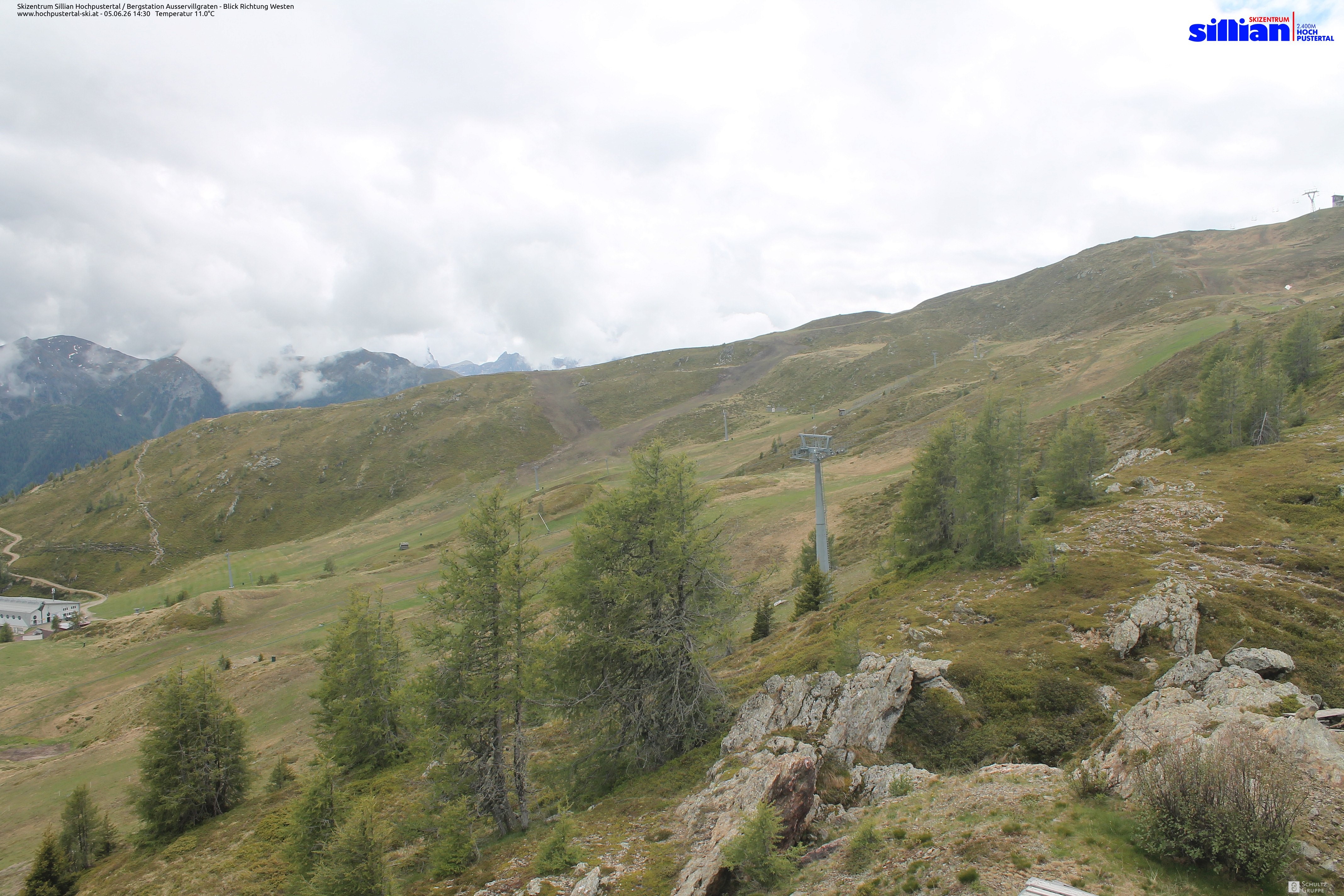 Archiv Foto Webcam Ausservillgraten im Thurntaler-Gebiet