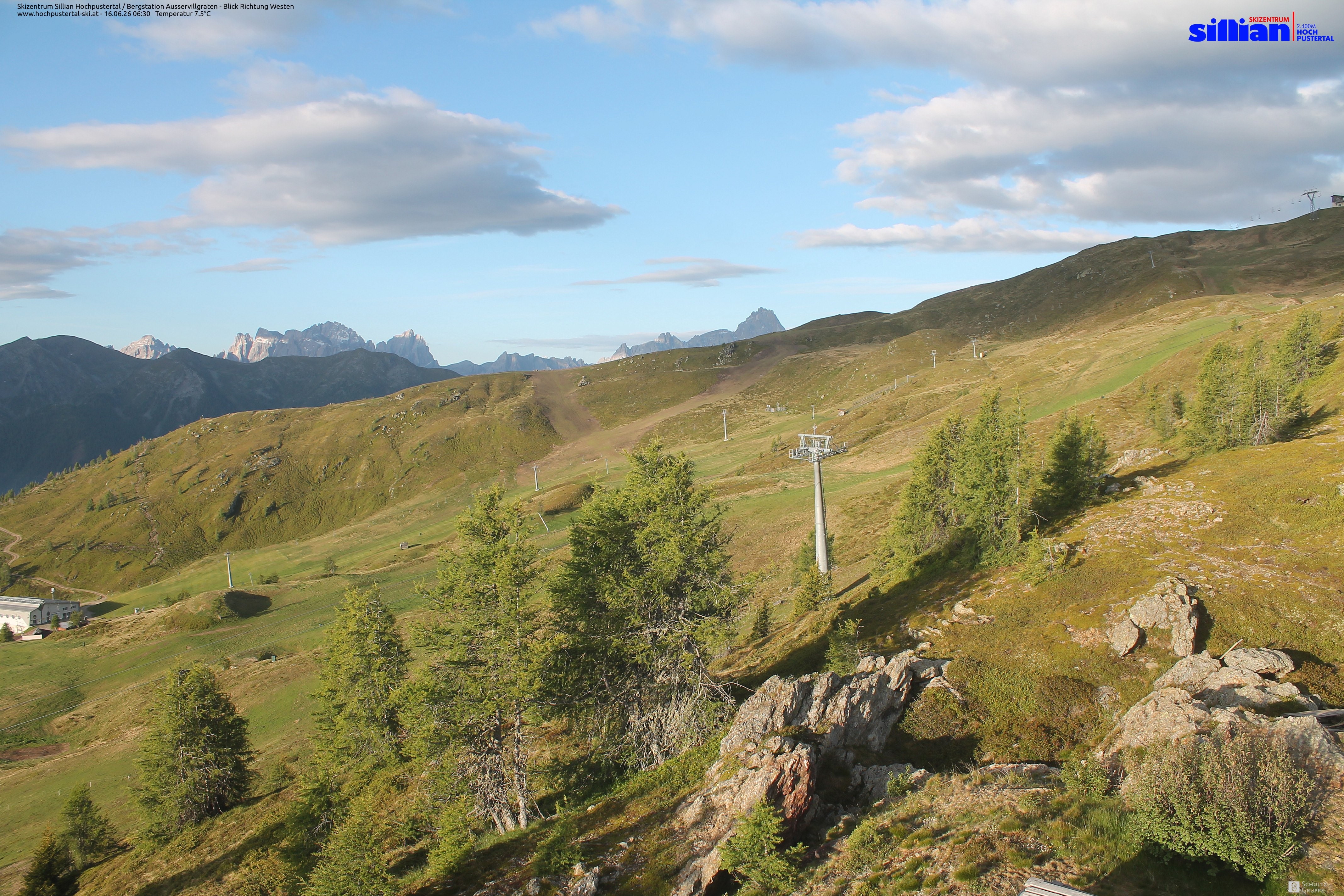 Archiv Foto Webcam Ausservillgraten im Thurntaler-Gebiet