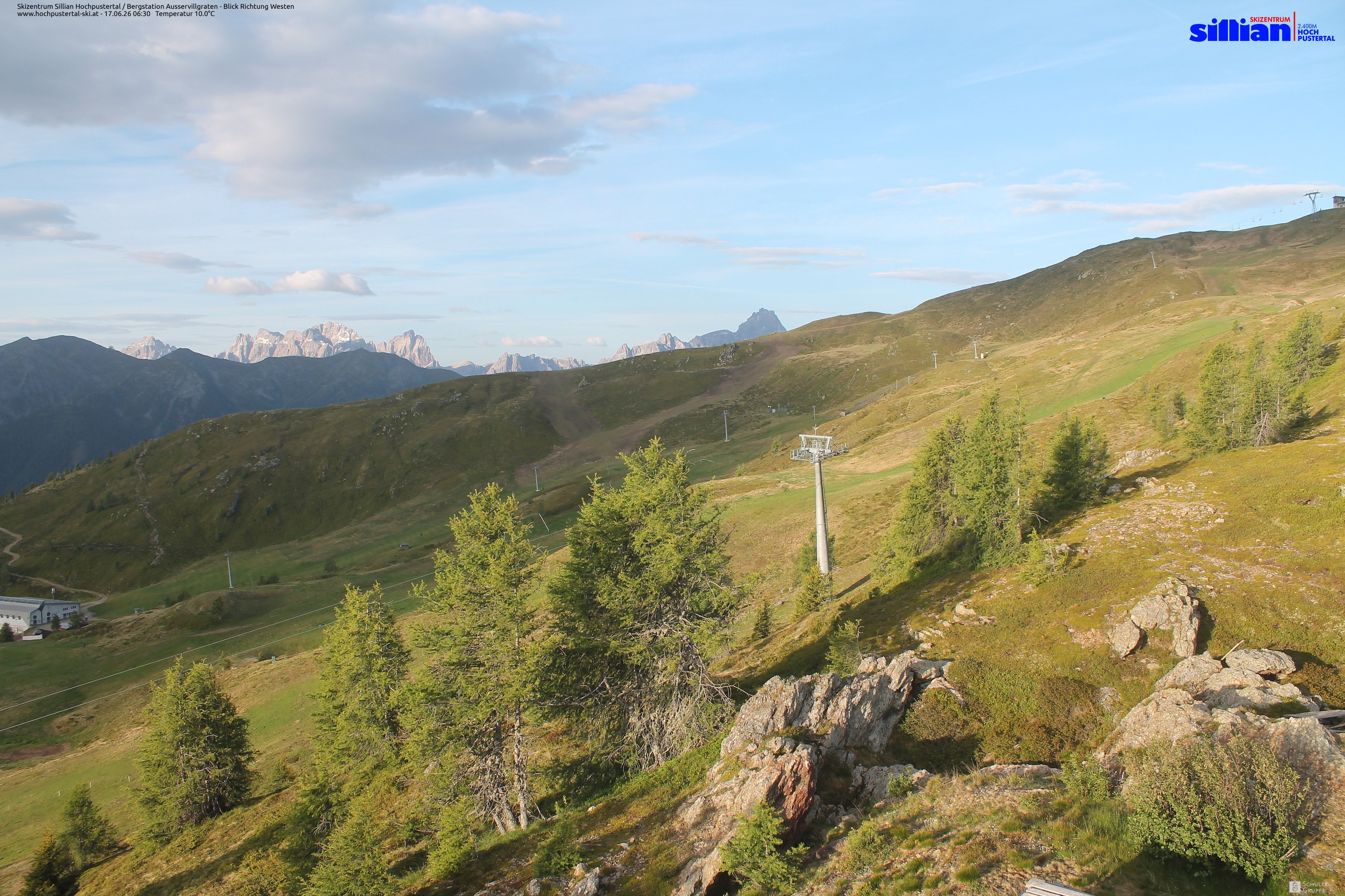 Archiv Foto Webcam Ausservillgraten im Thurntaler-Gebiet