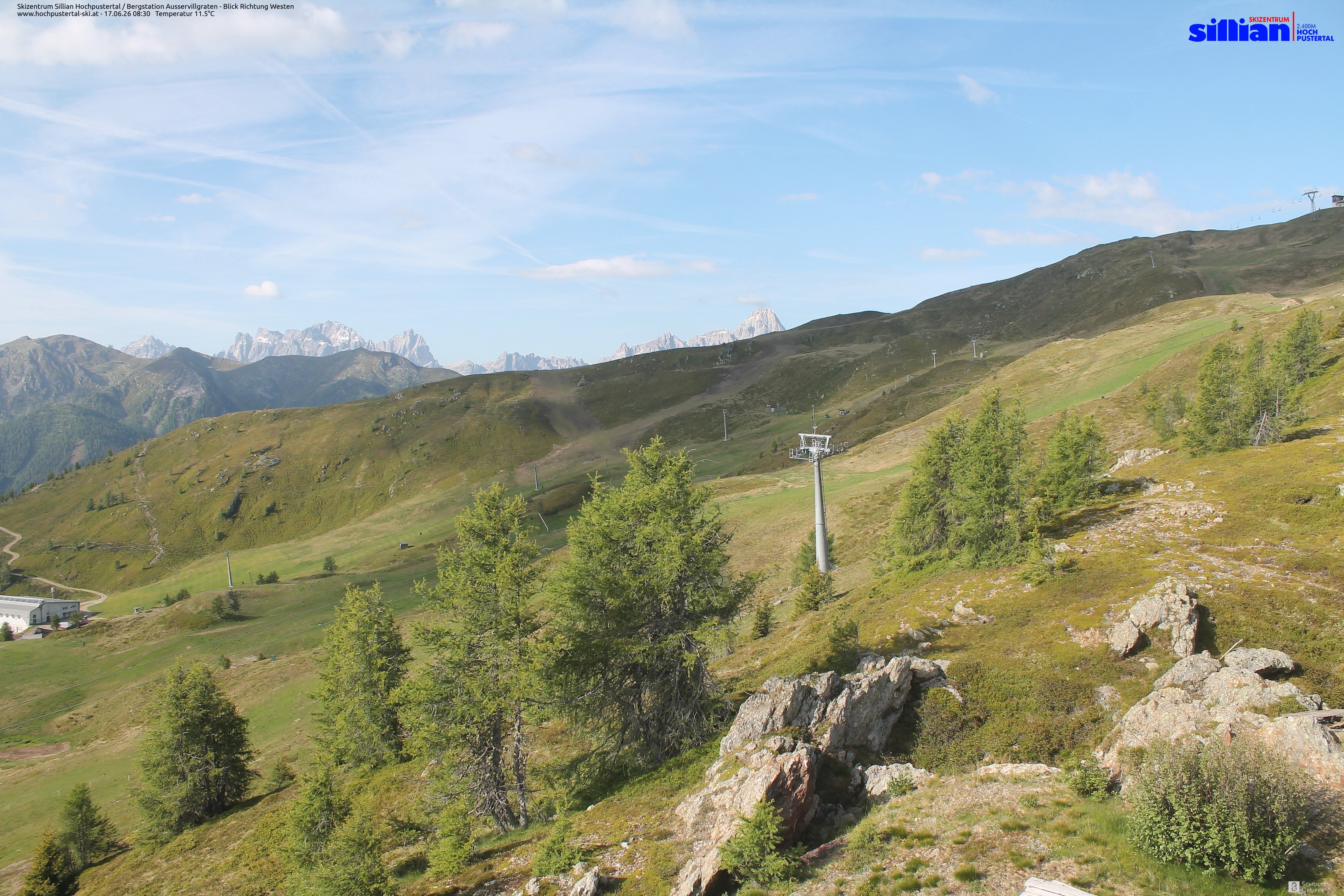 Archiv Foto Webcam Ausservillgraten im Thurntaler-Gebiet