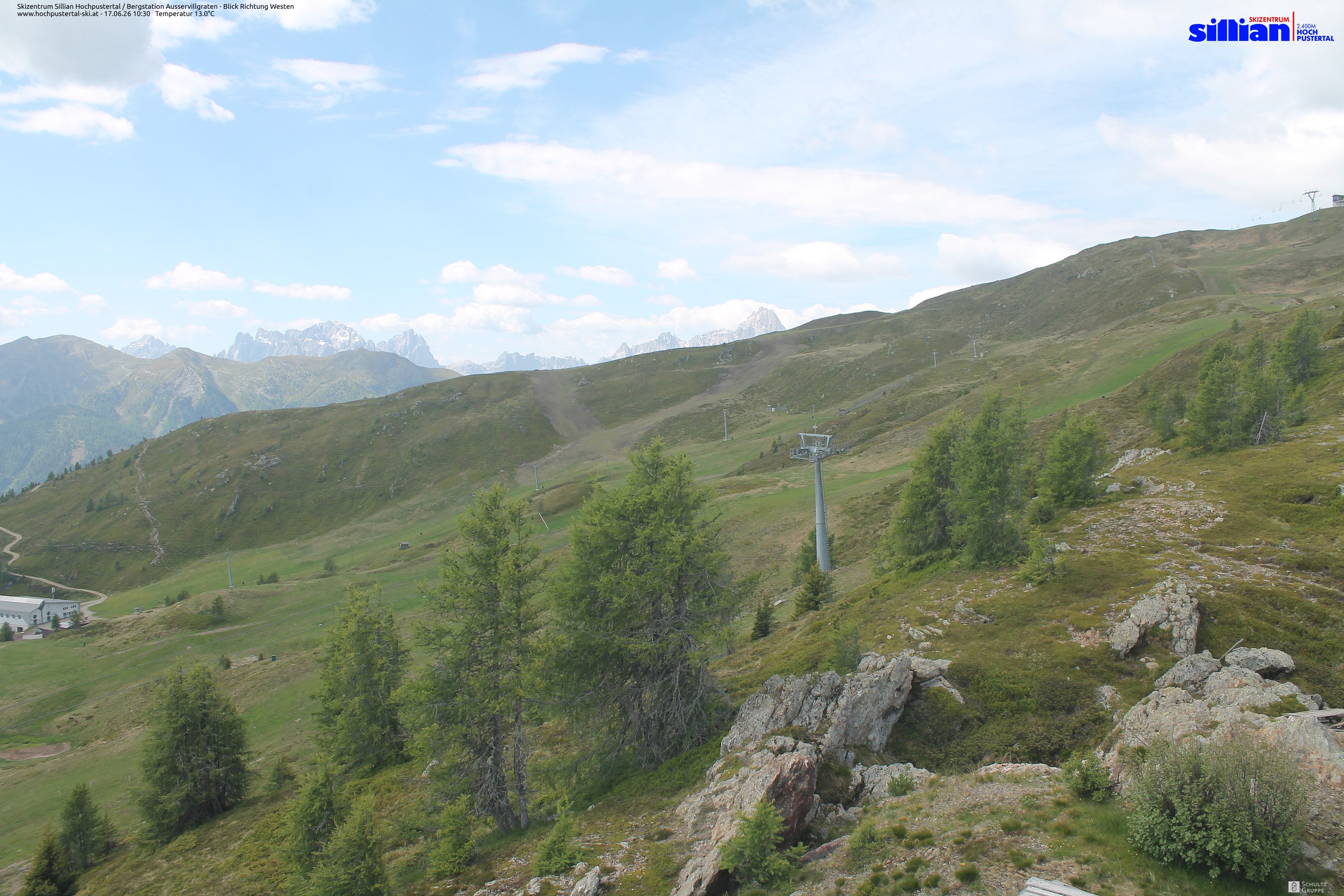 Archiv Foto Webcam Ausservillgraten im Thurntaler-Gebiet