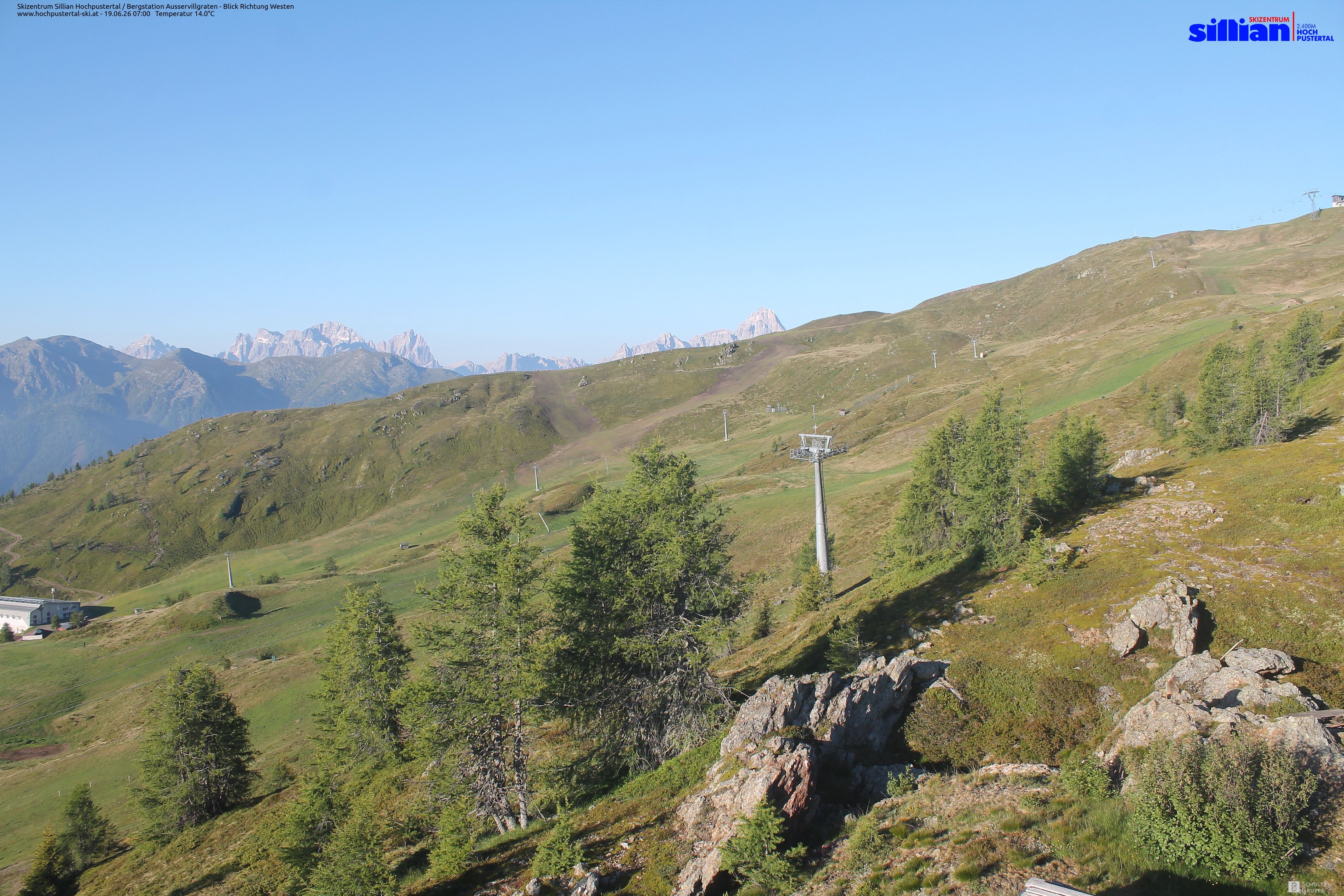 Archiv Foto Webcam Ausservillgraten im Thurntaler-Gebiet