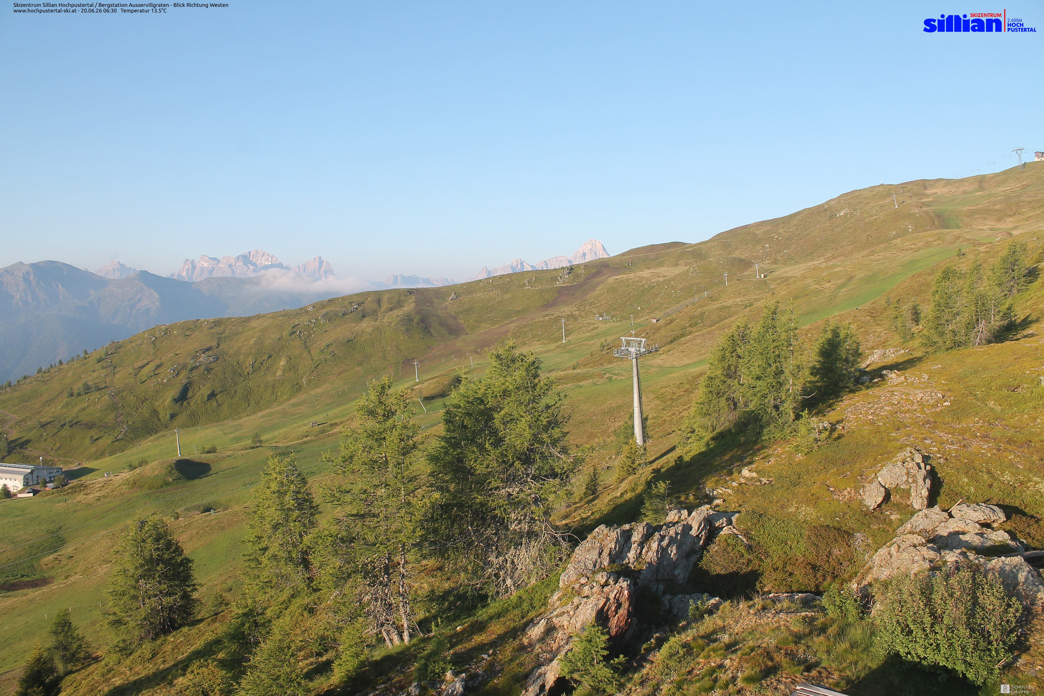 Archiv Foto Webcam Ausservillgraten im Thurntaler-Gebiet