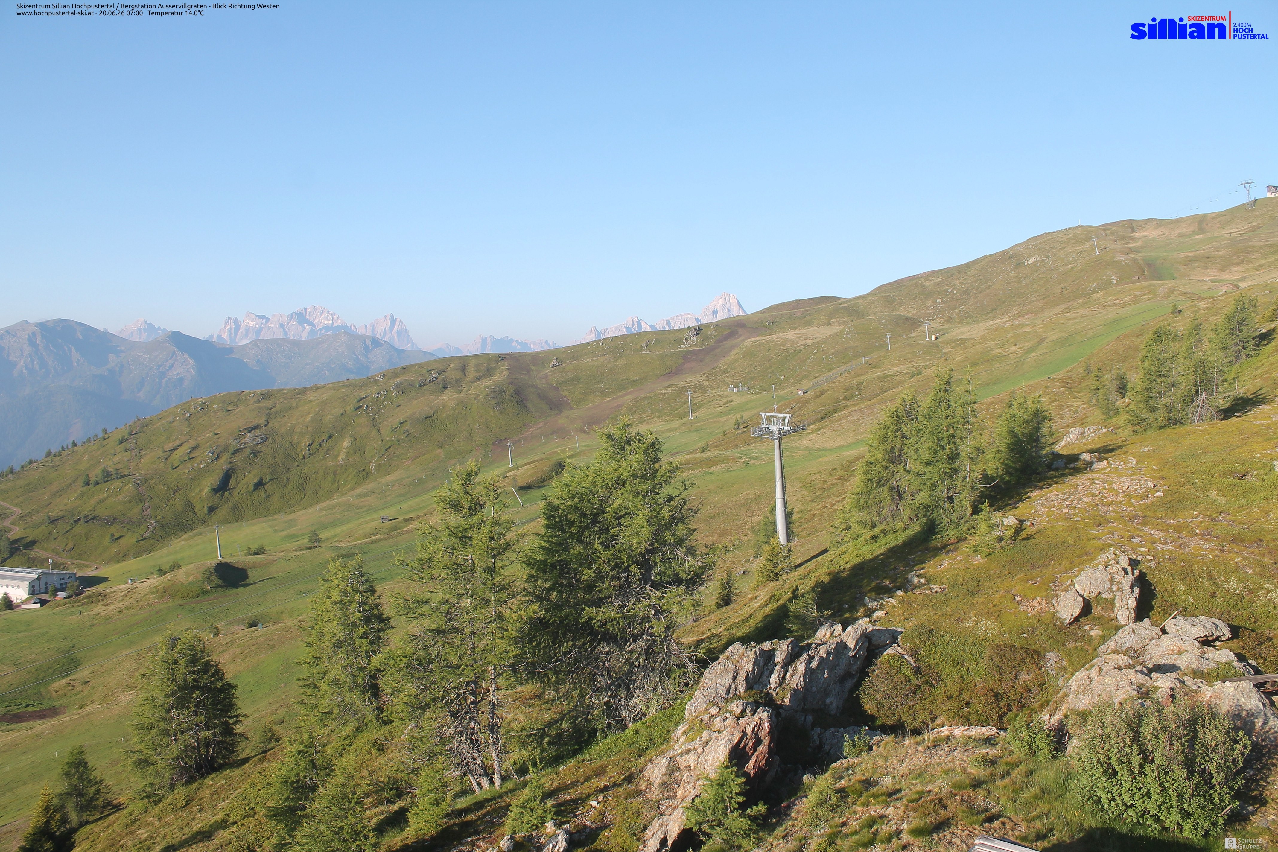 Archiv Foto Webcam Ausservillgraten im Thurntaler-Gebiet