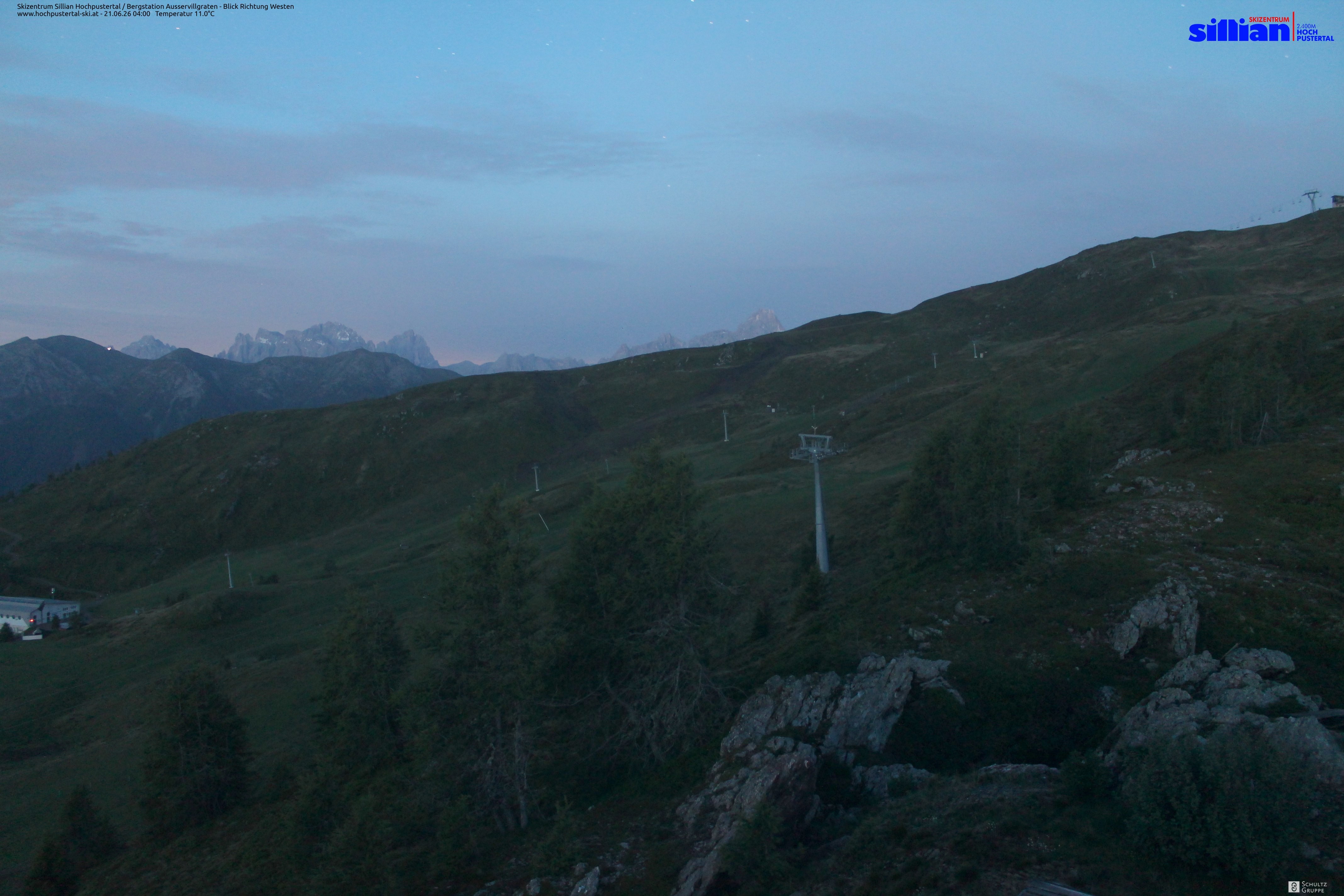 Archiv Foto Webcam Ausservillgraten im Thurntaler-Gebiet