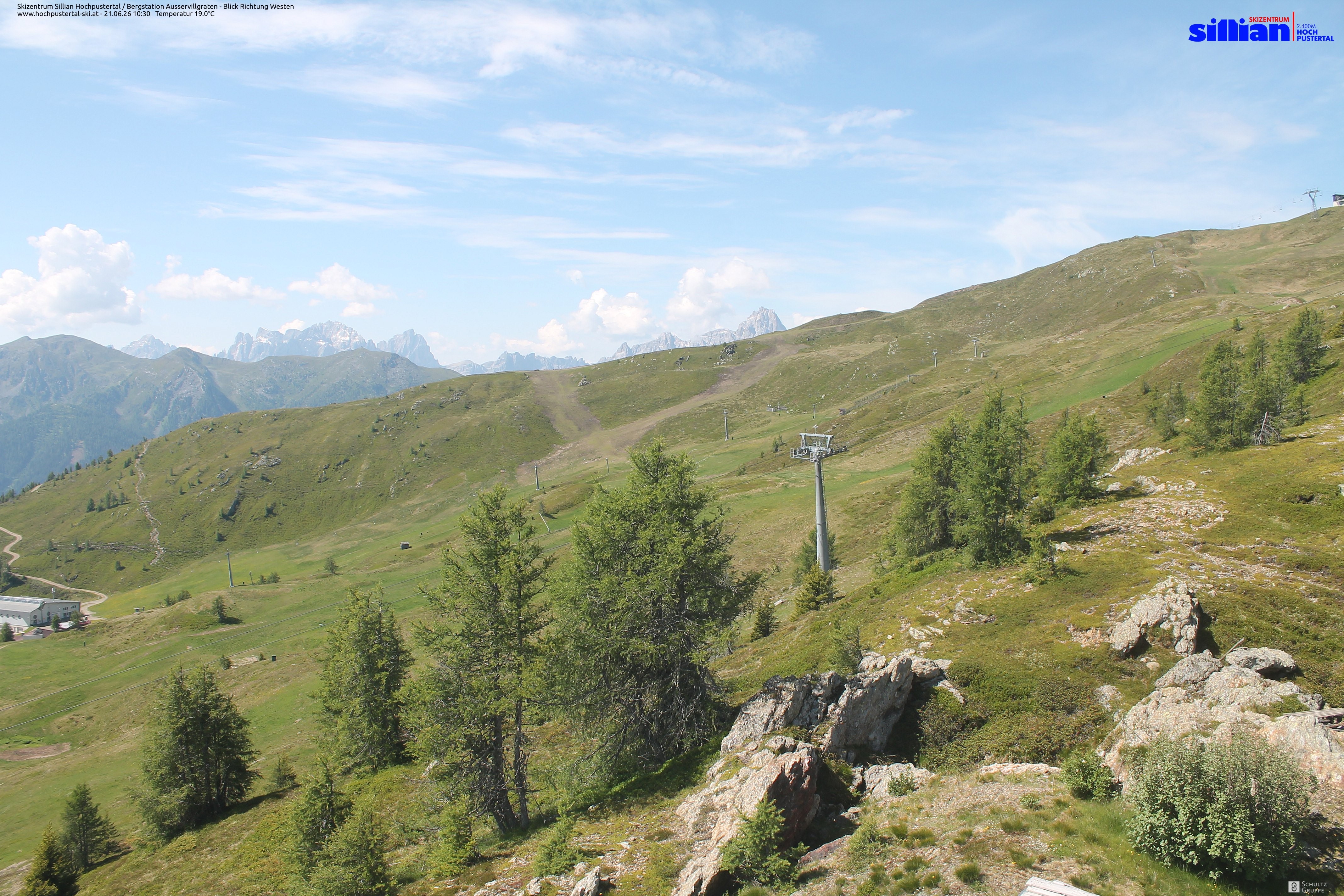 Archiv Foto Webcam Ausservillgraten im Thurntaler-Gebiet
