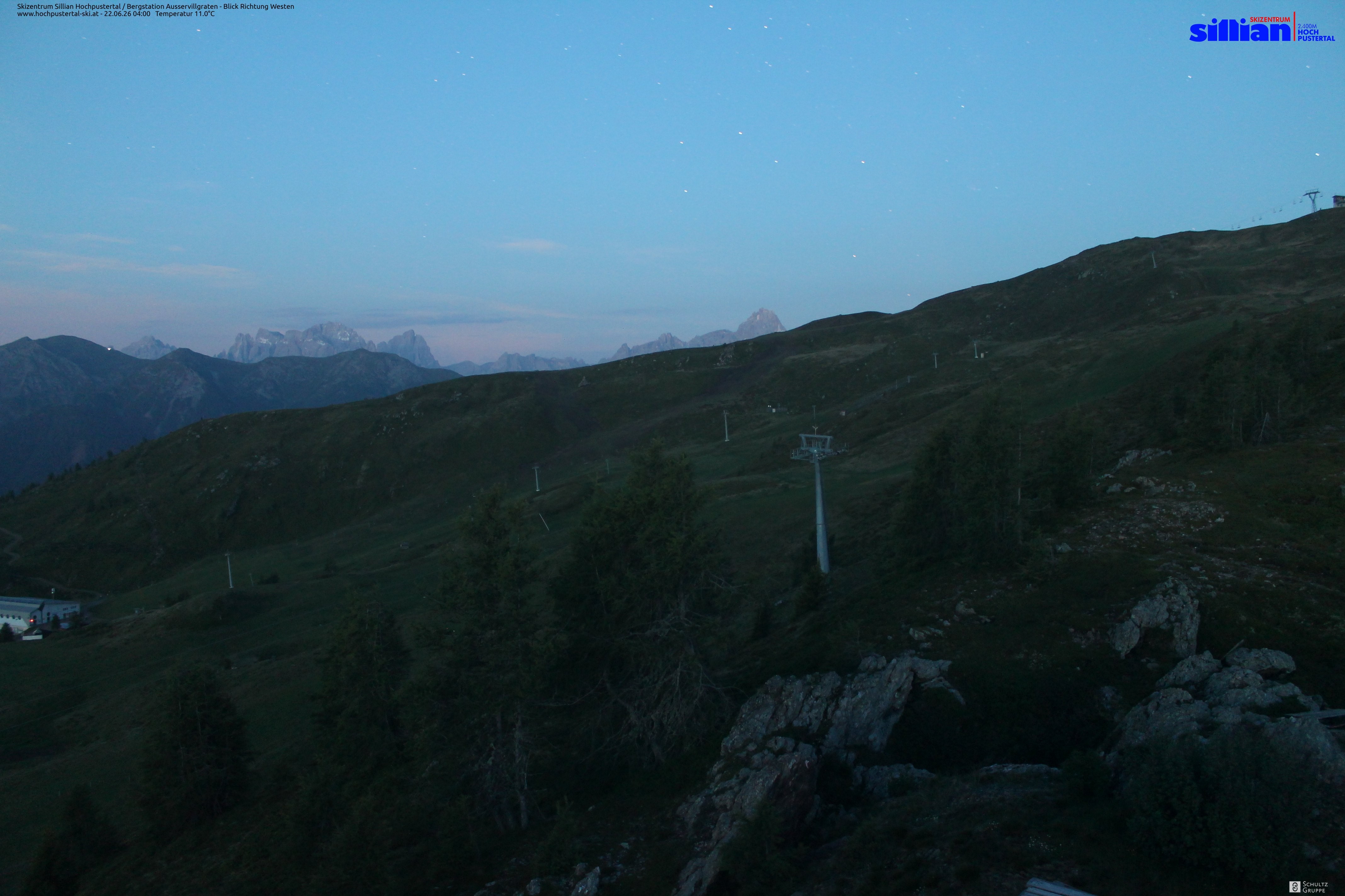 Archiv Foto Webcam Ausservillgraten im Thurntaler-Gebiet