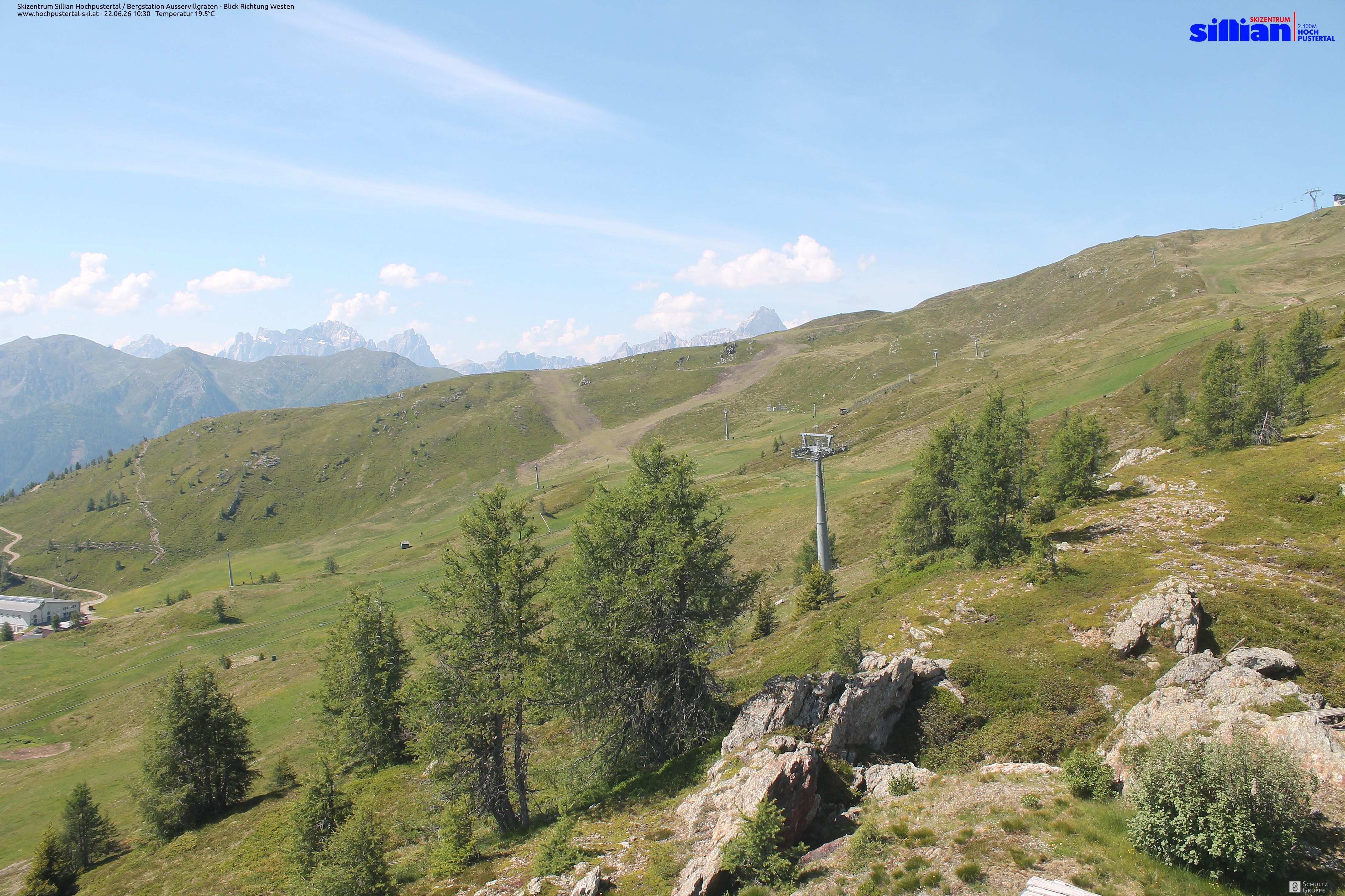 Archiv Foto Webcam Ausservillgraten im Thurntaler-Gebiet