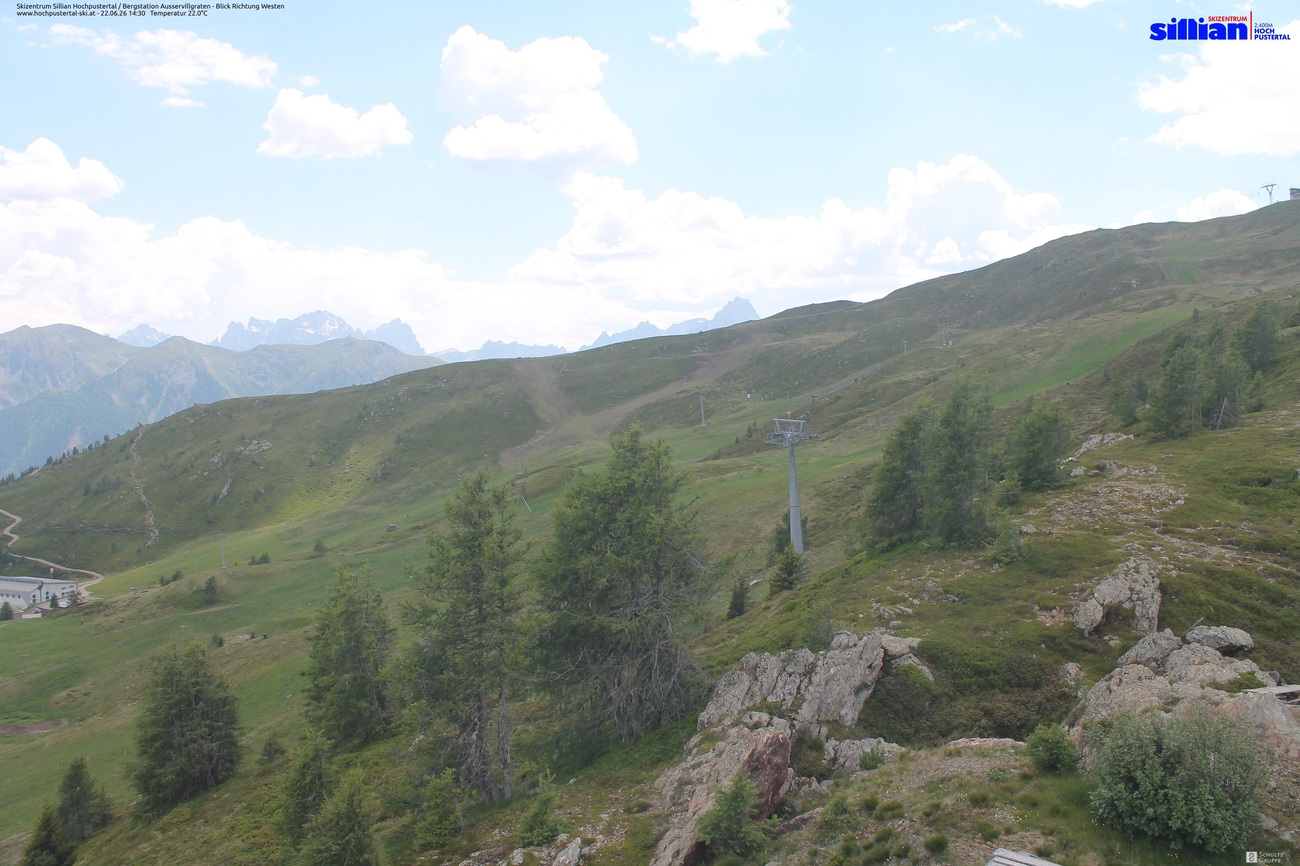 Archiv Foto Webcam Ausservillgraten im Thurntaler-Gebiet