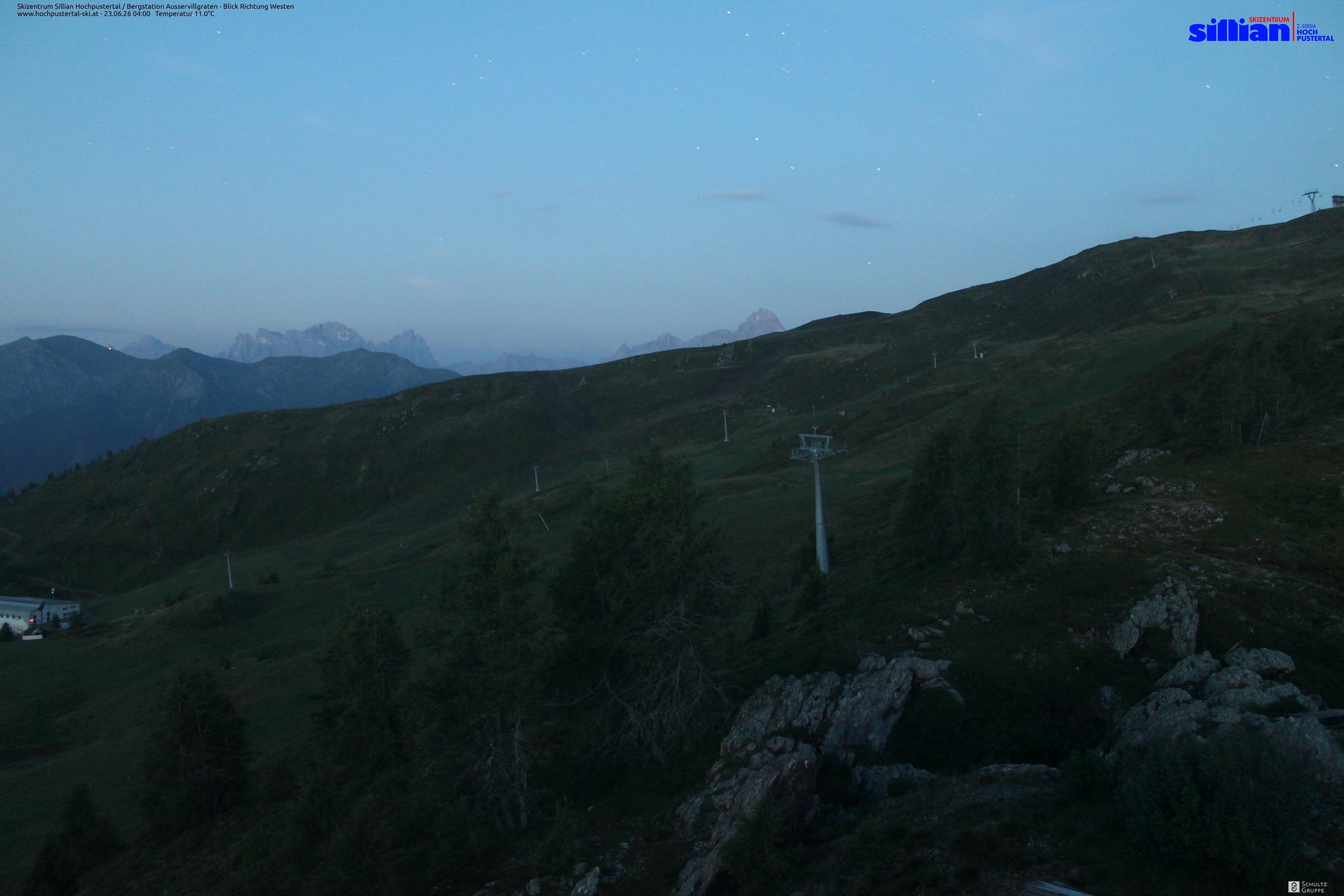 Archiv Foto Webcam Ausservillgraten im Thurntaler-Gebiet