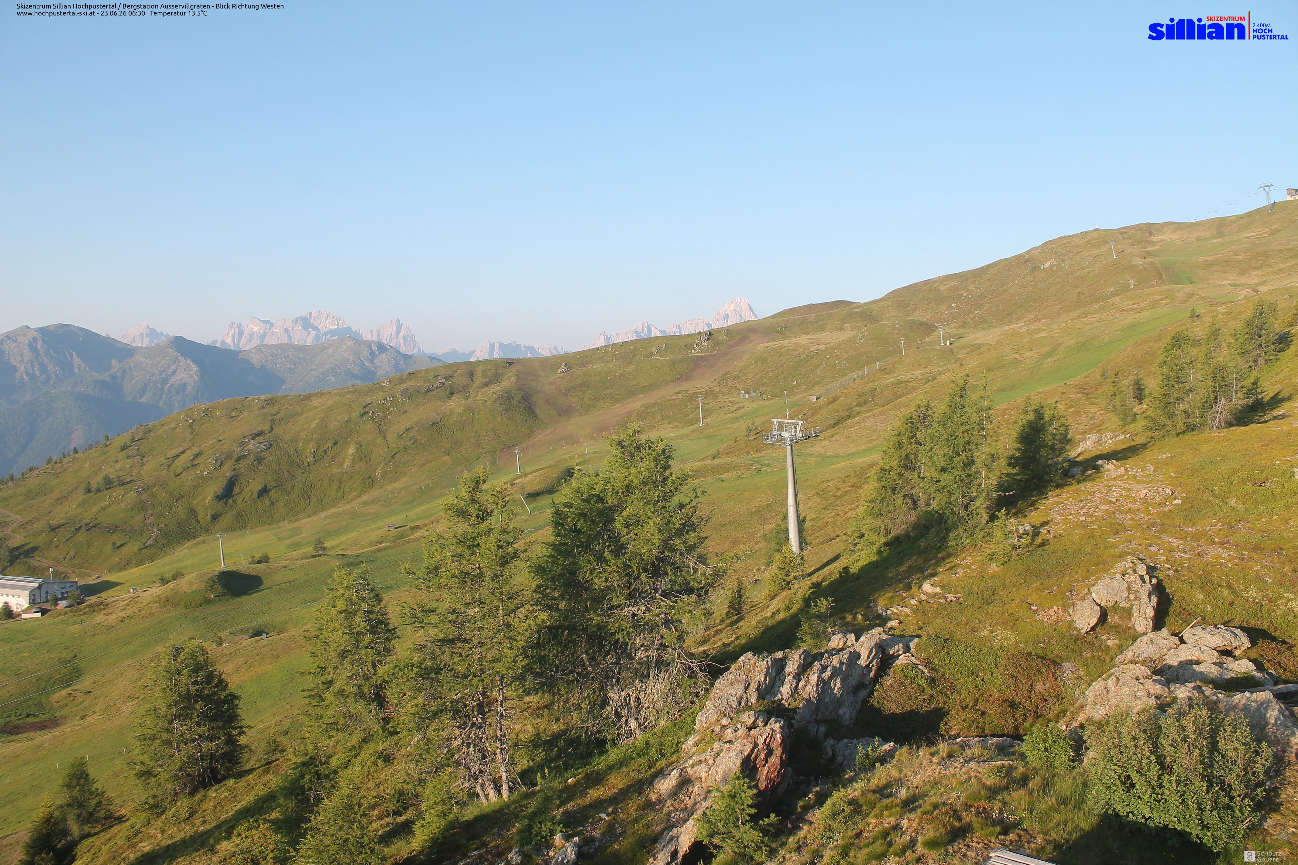 Archiv Foto Webcam Ausservillgraten im Thurntaler-Gebiet