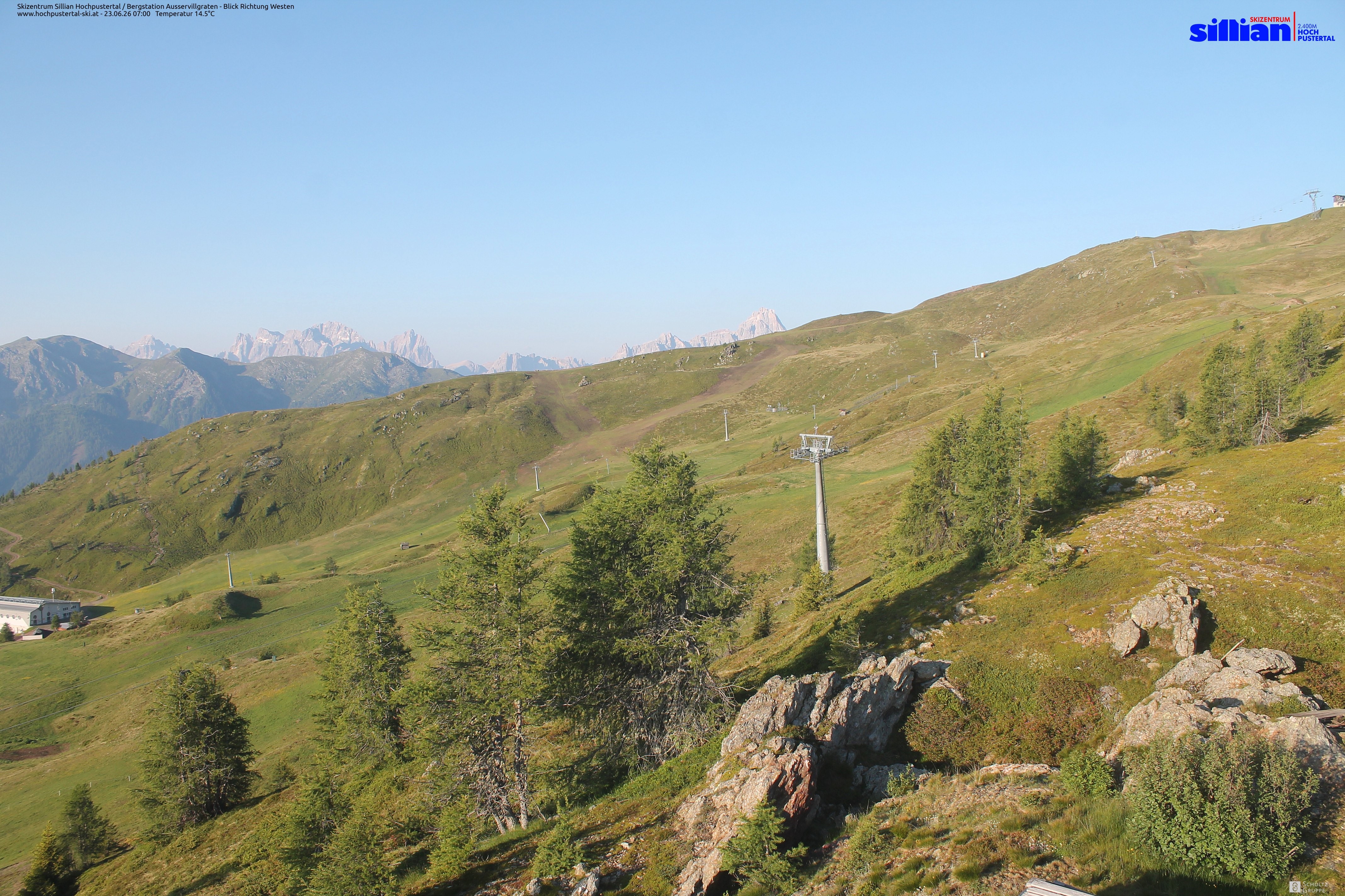Archiv Foto Webcam Ausservillgraten im Thurntaler-Gebiet