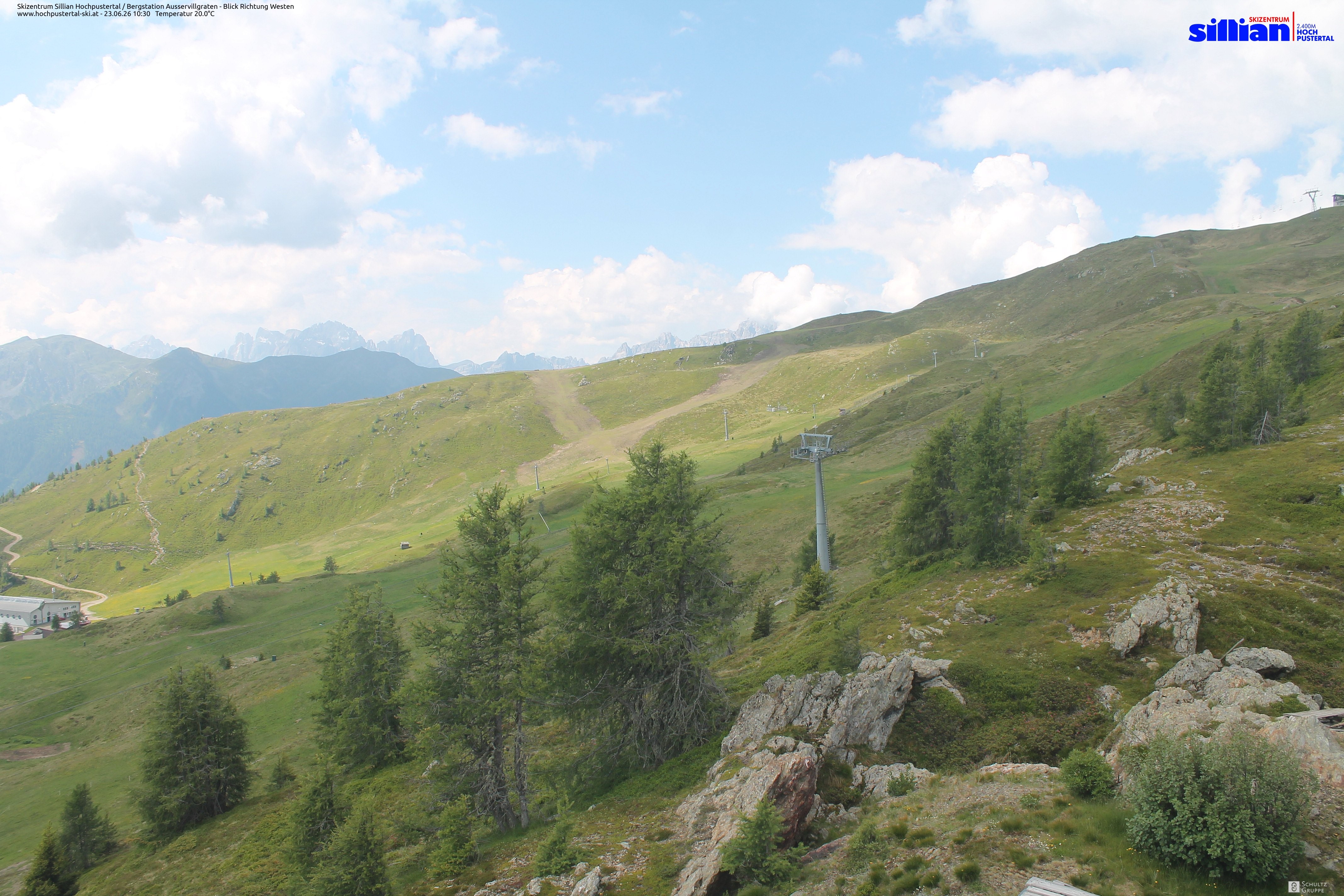Archiv Foto Webcam Ausservillgraten im Thurntaler-Gebiet