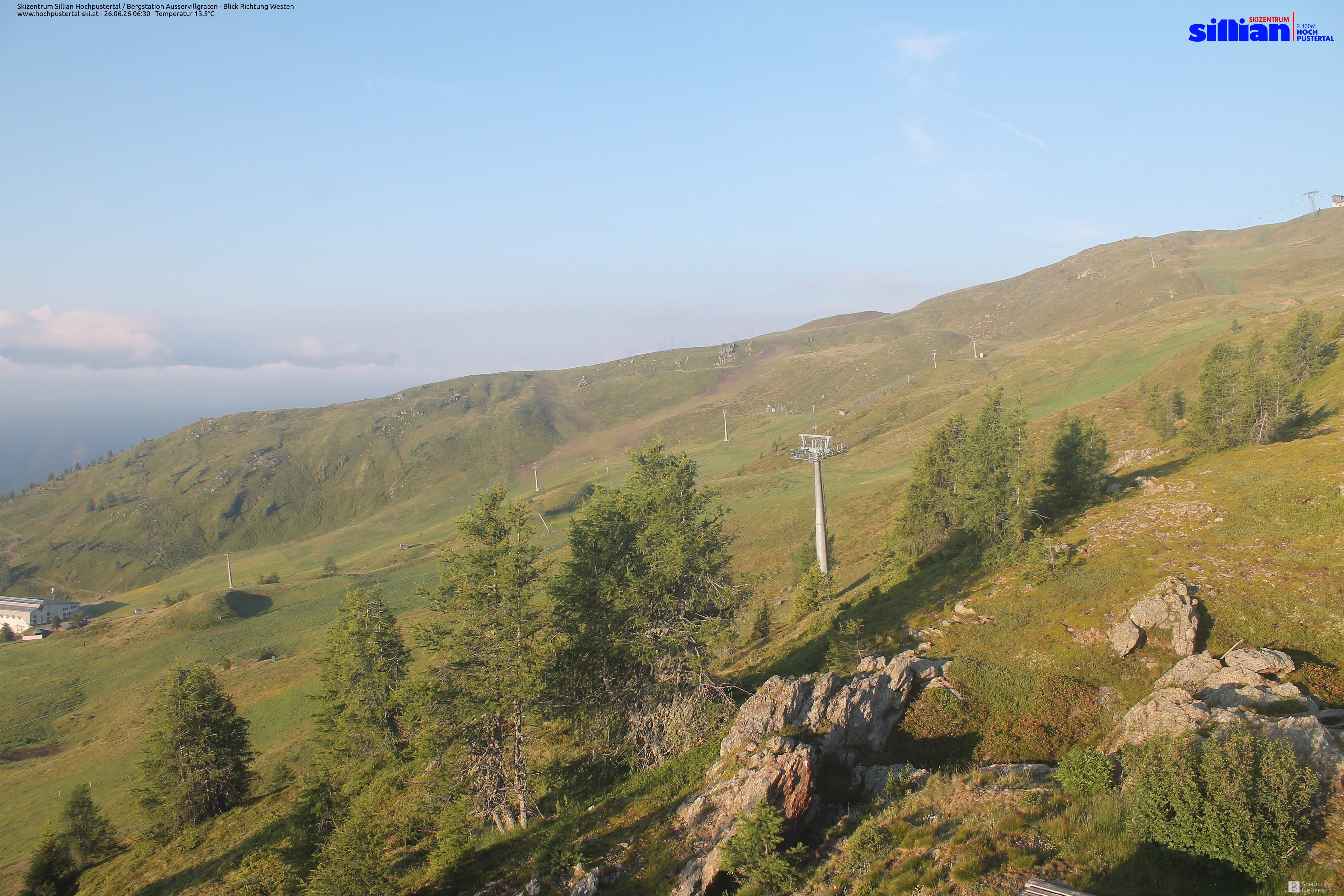 Archiv Foto Webcam Ausservillgraten im Thurntaler-Gebiet