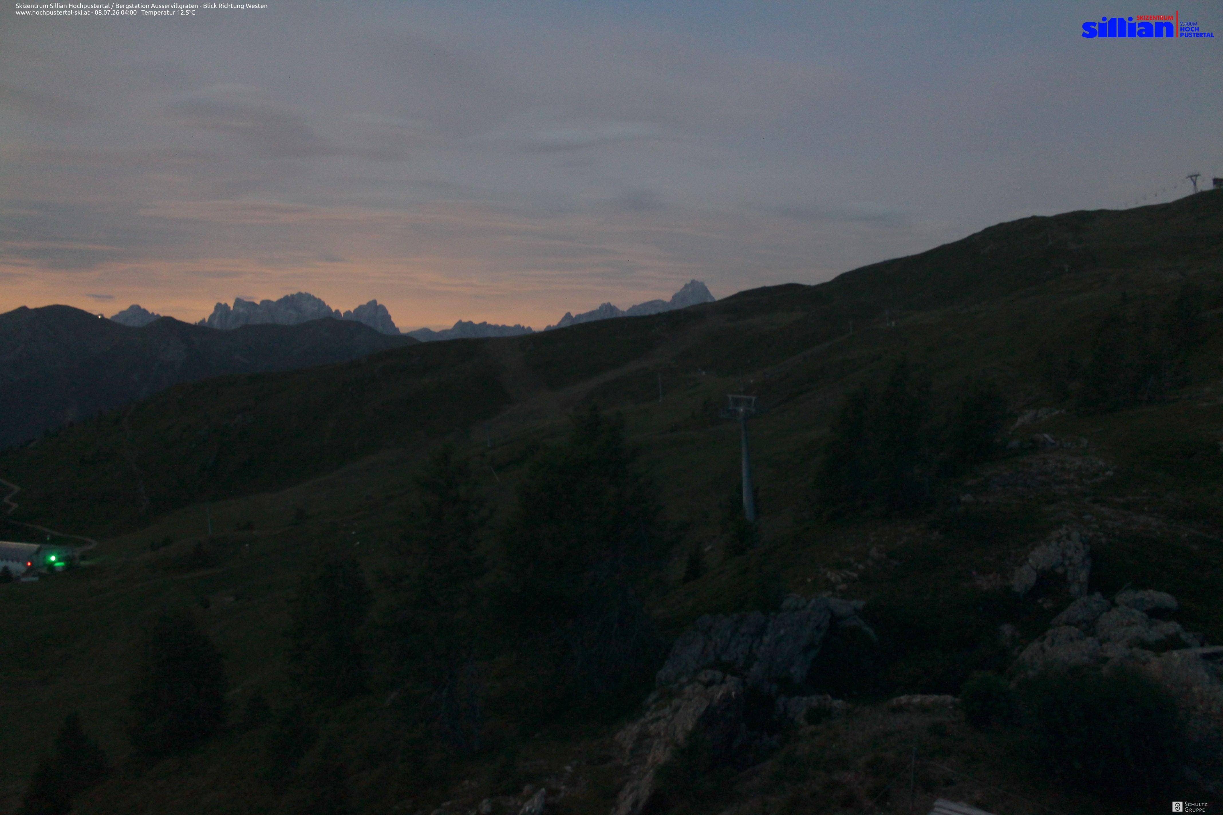 Archiv Foto Webcam Ausservillgraten im Thurntaler-Gebiet