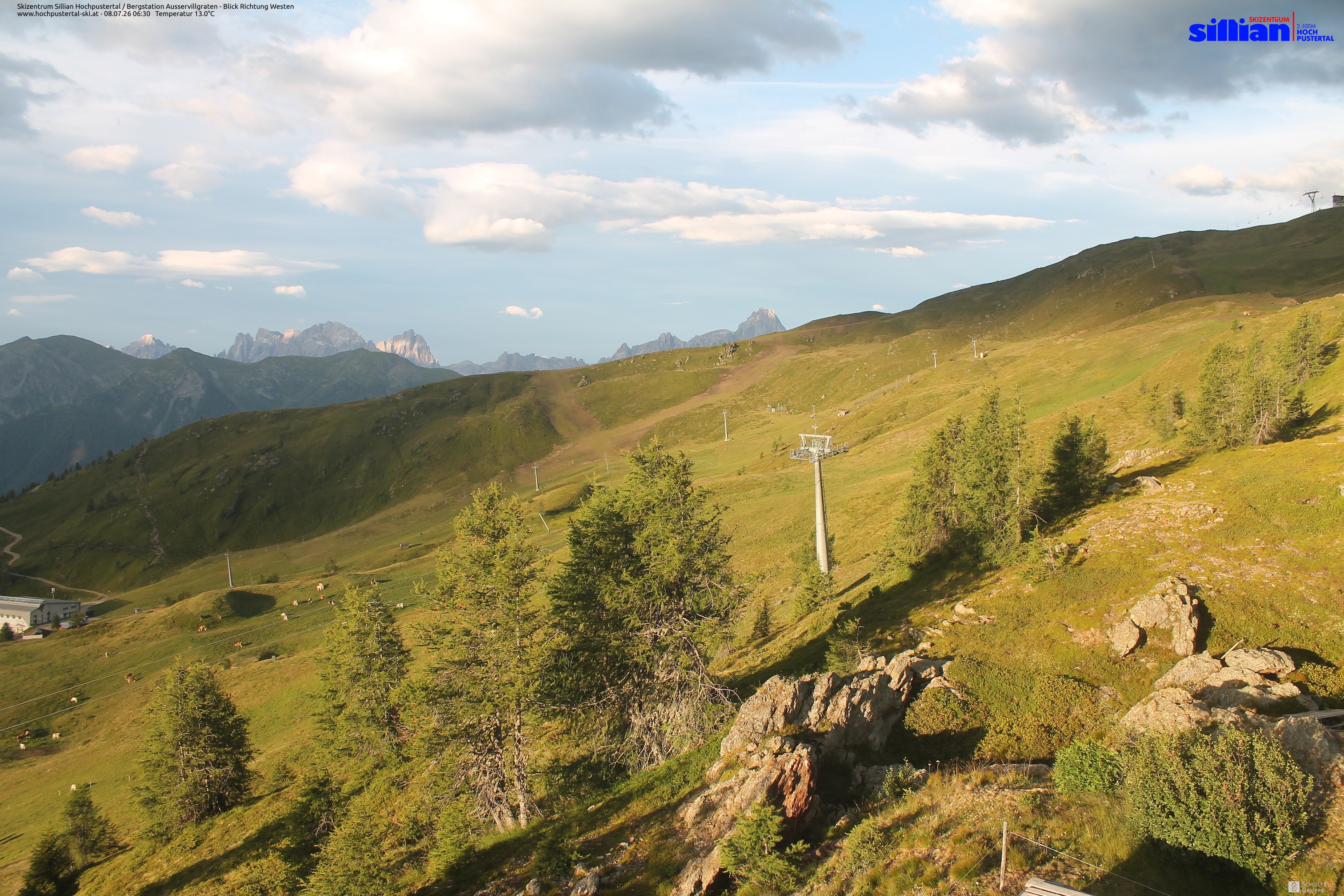 Archiv Foto Webcam Ausservillgraten im Thurntaler-Gebiet