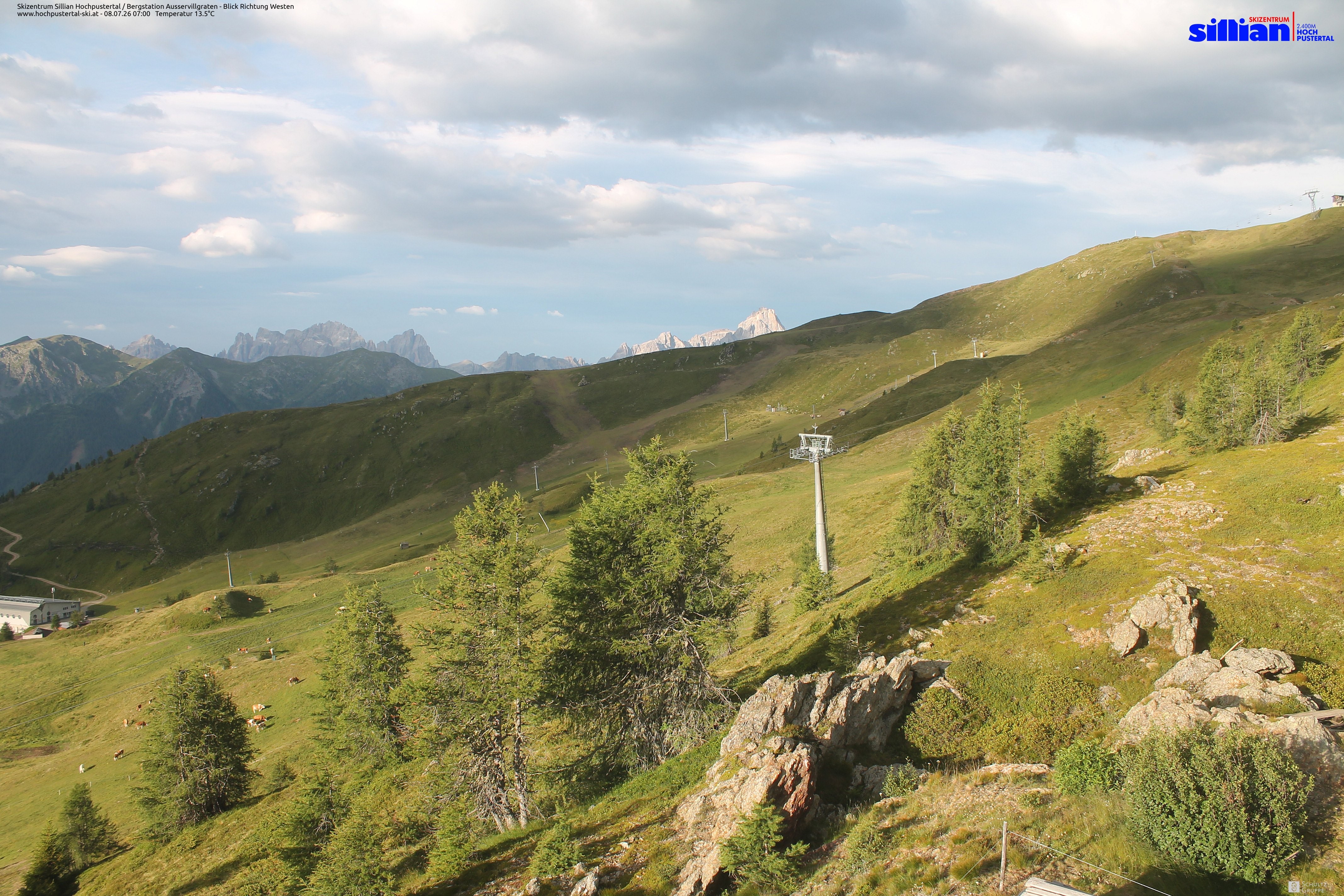 Archiv Foto Webcam Ausservillgraten im Thurntaler-Gebiet
