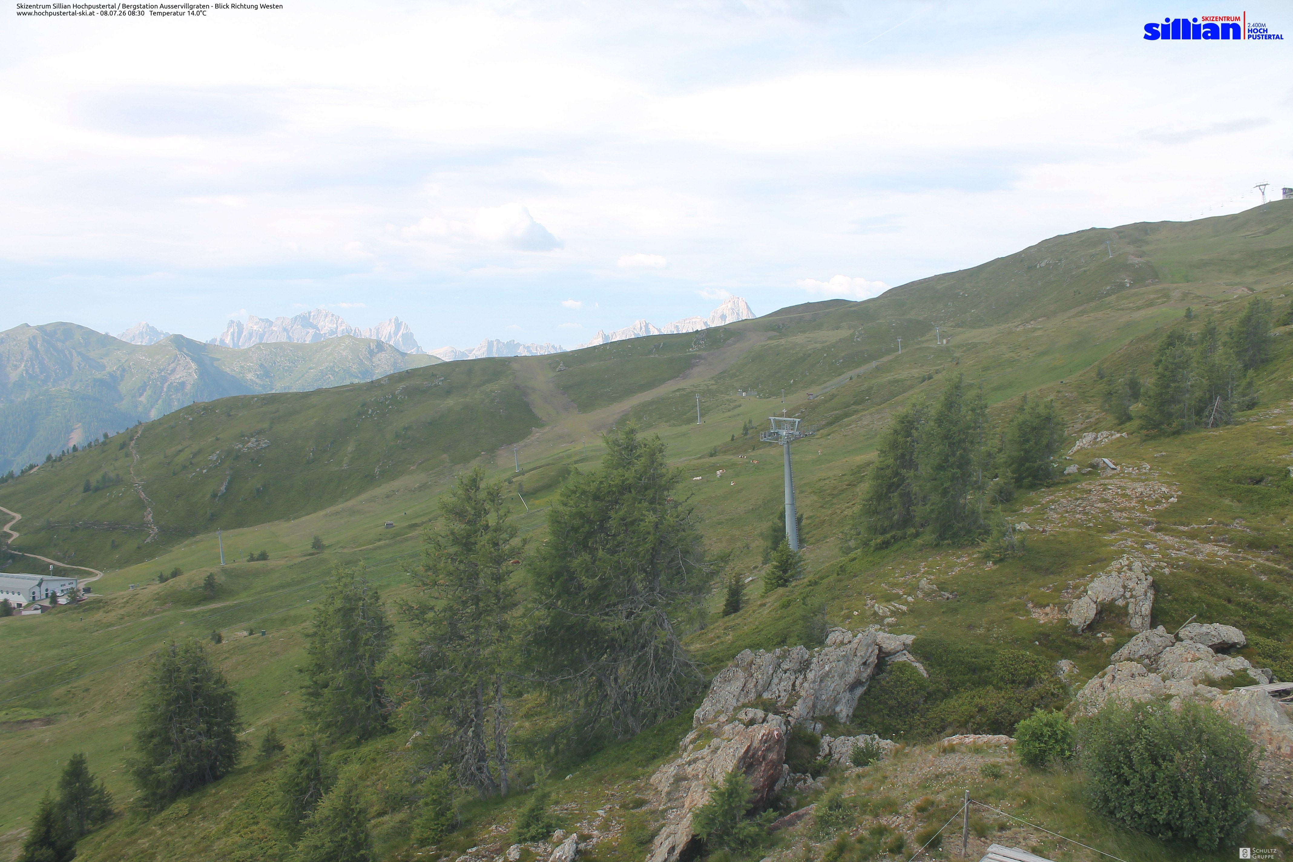 Archiv Foto Webcam Ausservillgraten im Thurntaler-Gebiet