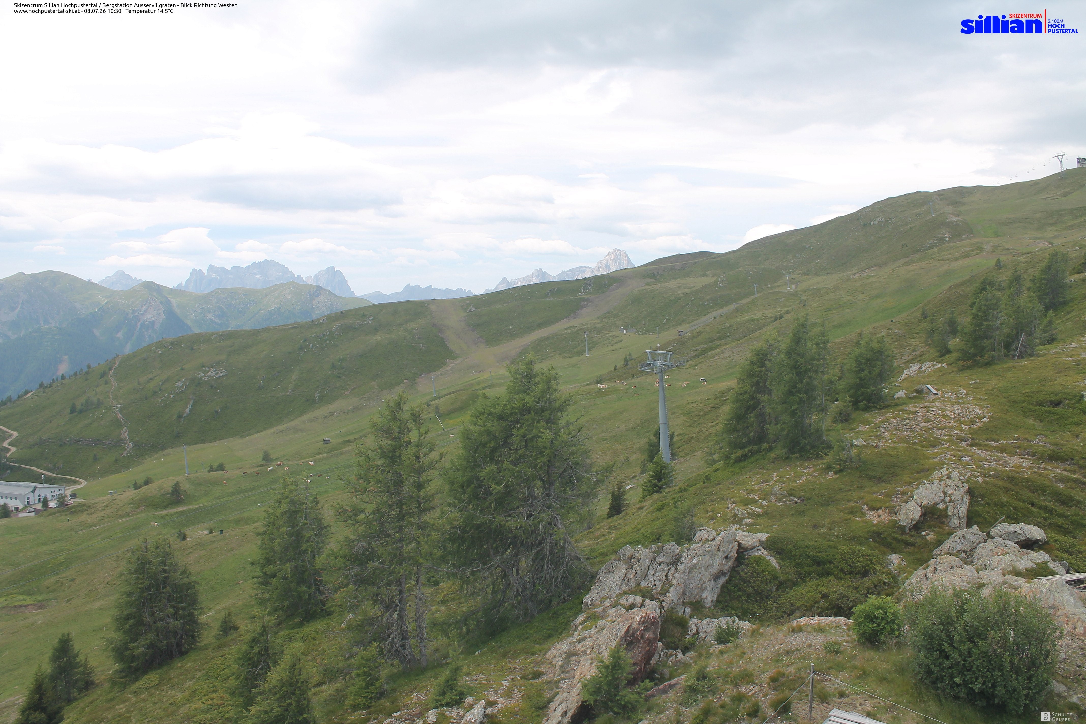 Archiv Foto Webcam Ausservillgraten im Thurntaler-Gebiet
